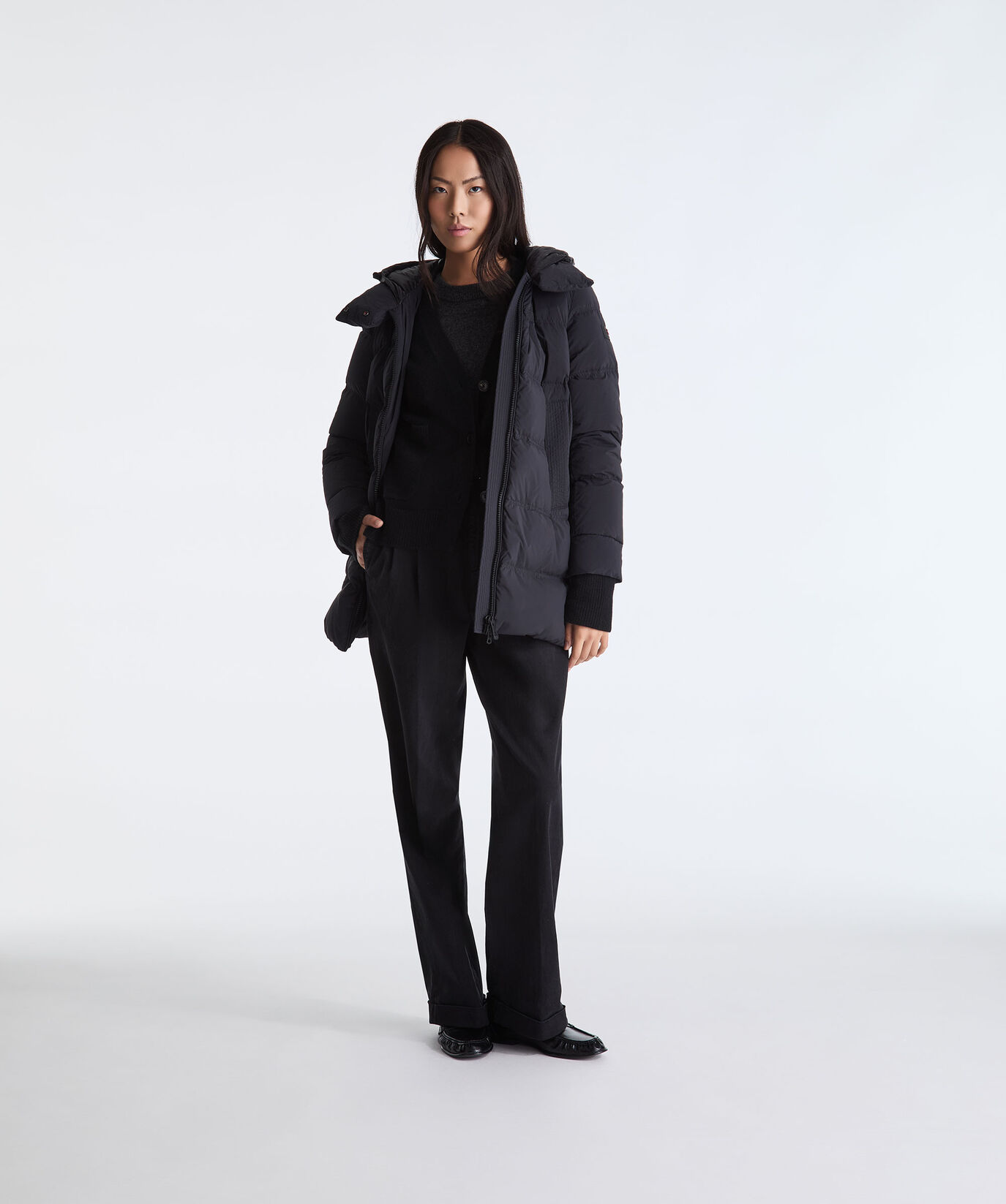Down jacket with contrasting hood  Peuterey - large image number 0
