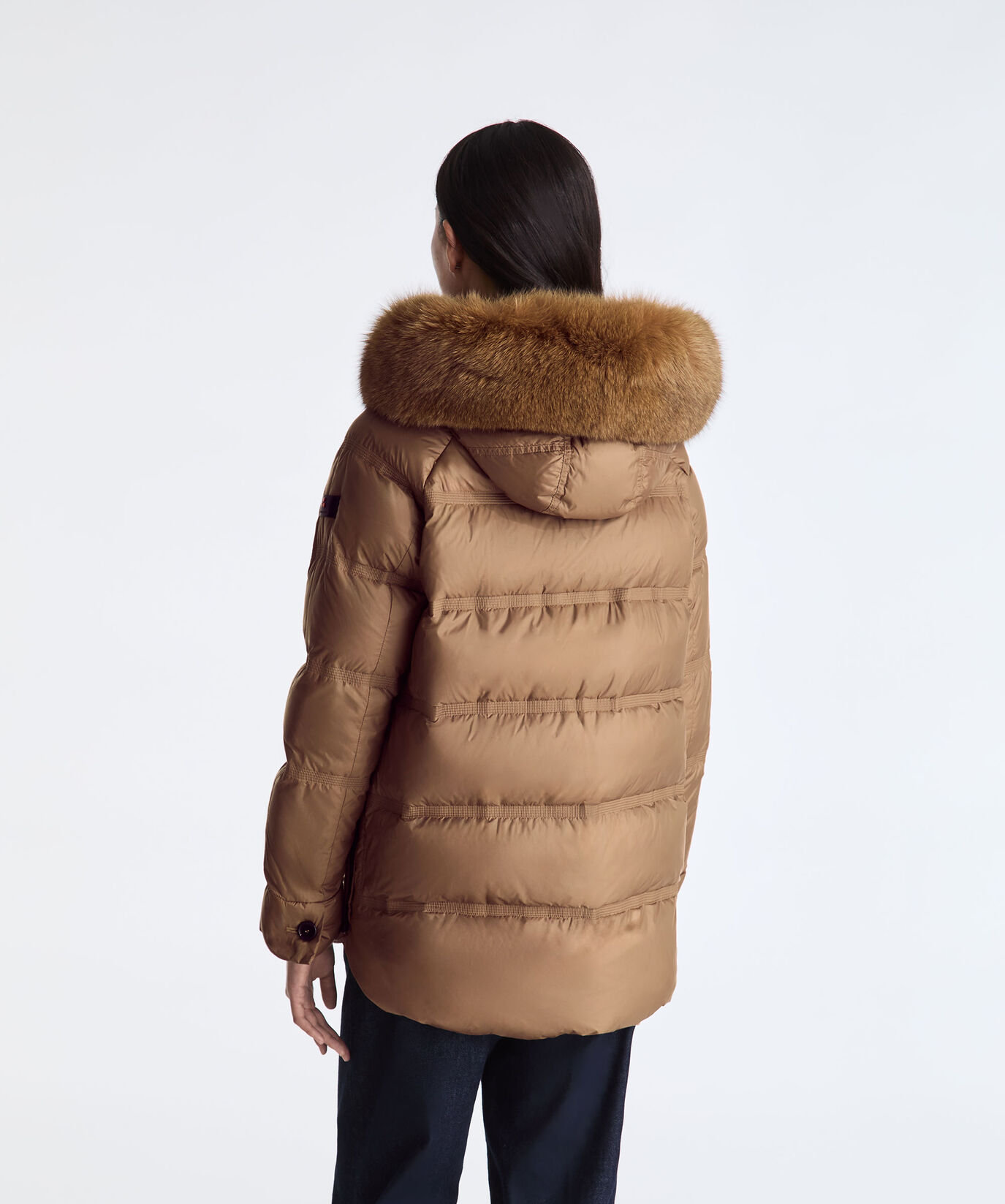 Puffer Jacket with Fur Edging  Peuterey - large image number 3