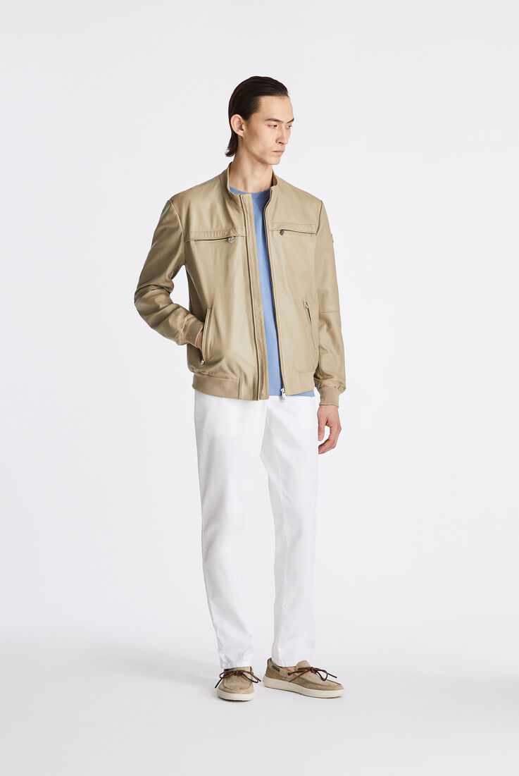 Leather jacket with chest pockets  Peuterey - medium