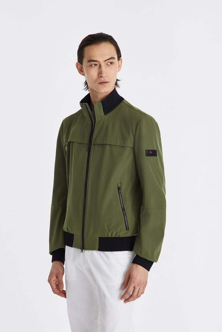 Chaqueta b&oacute;mber el&aacute;stica con detalles en contraste  Peuterey - medium