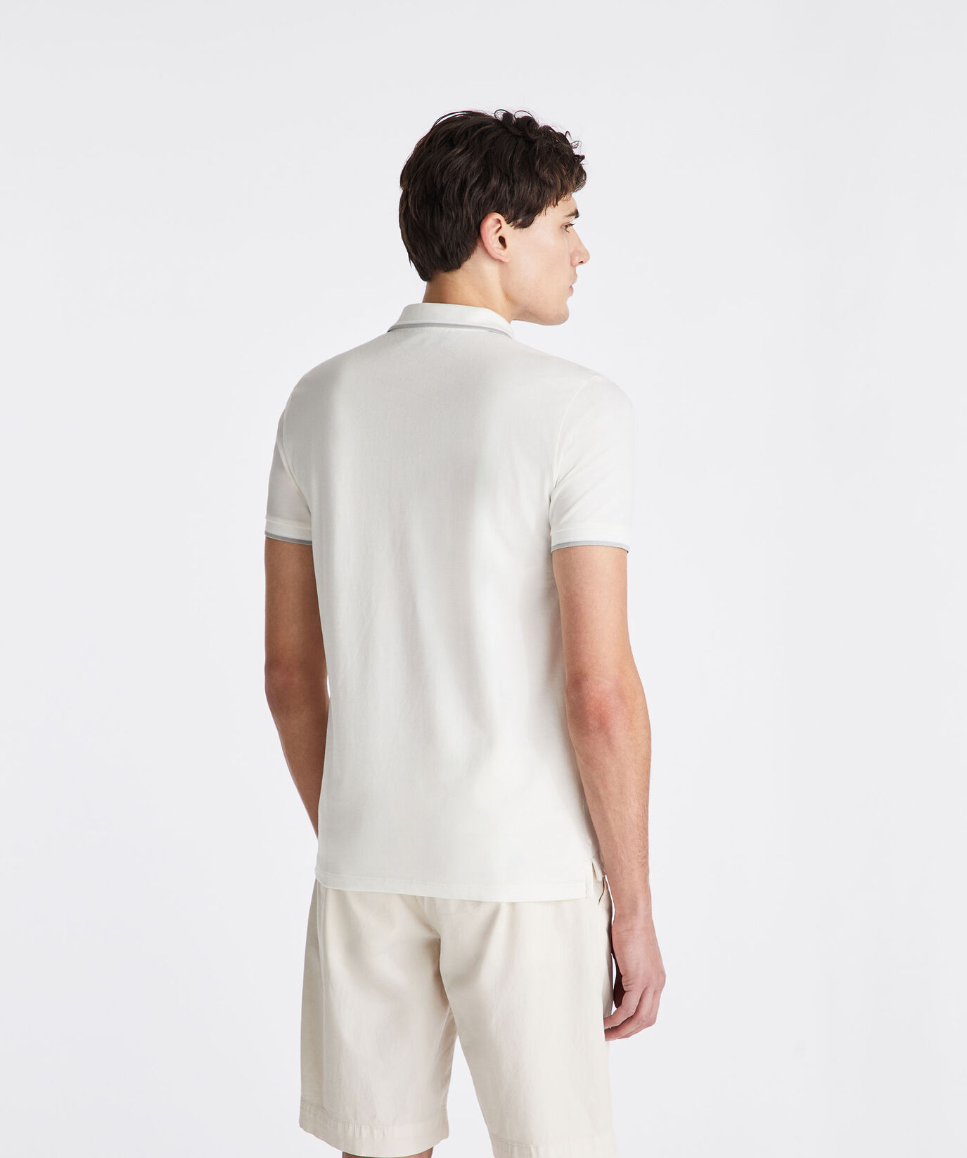 Polo en piqu&eacute; stretch de coton  Peuterey - large image number 3