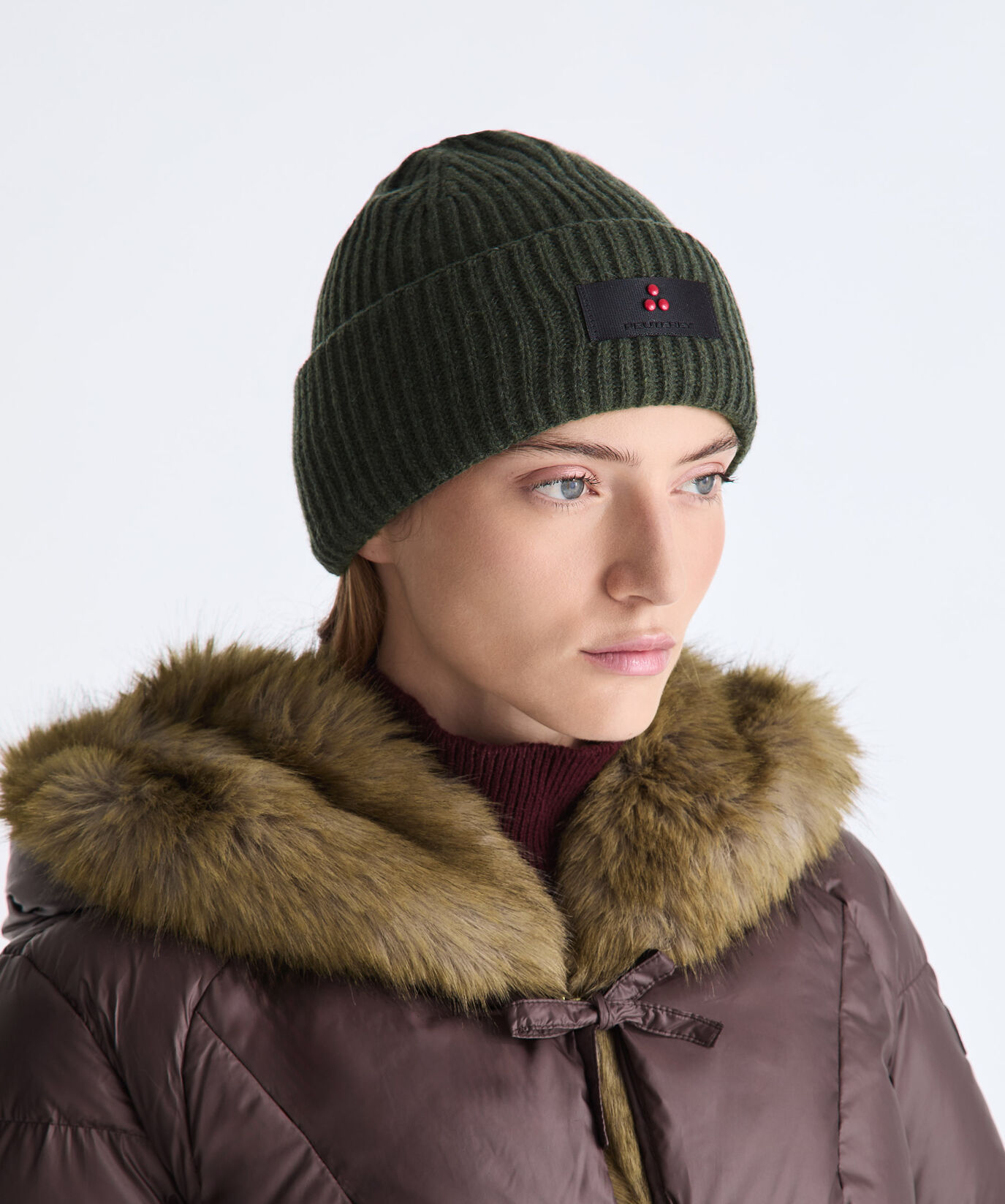 Ribbed Cashmere Blend Hat  Peuterey - large image number 0