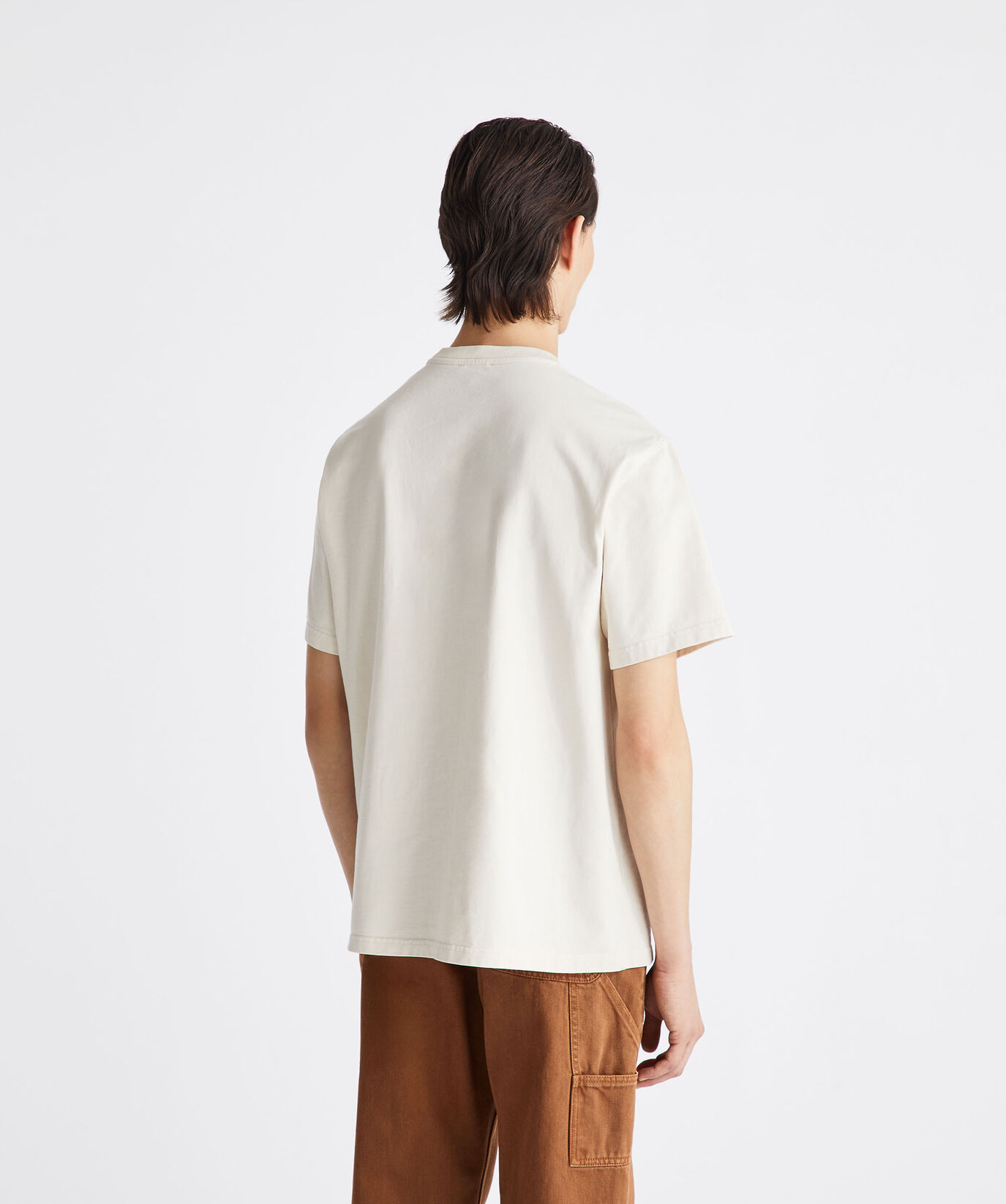 T-shirt avec lettrage en relief brod&eacute;  Peuterey - large