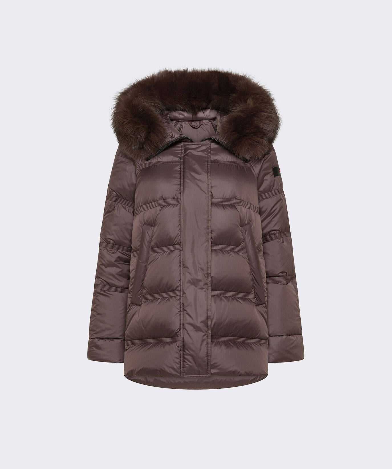 Puffer Jacket with Fur Edging  Peuterey - large