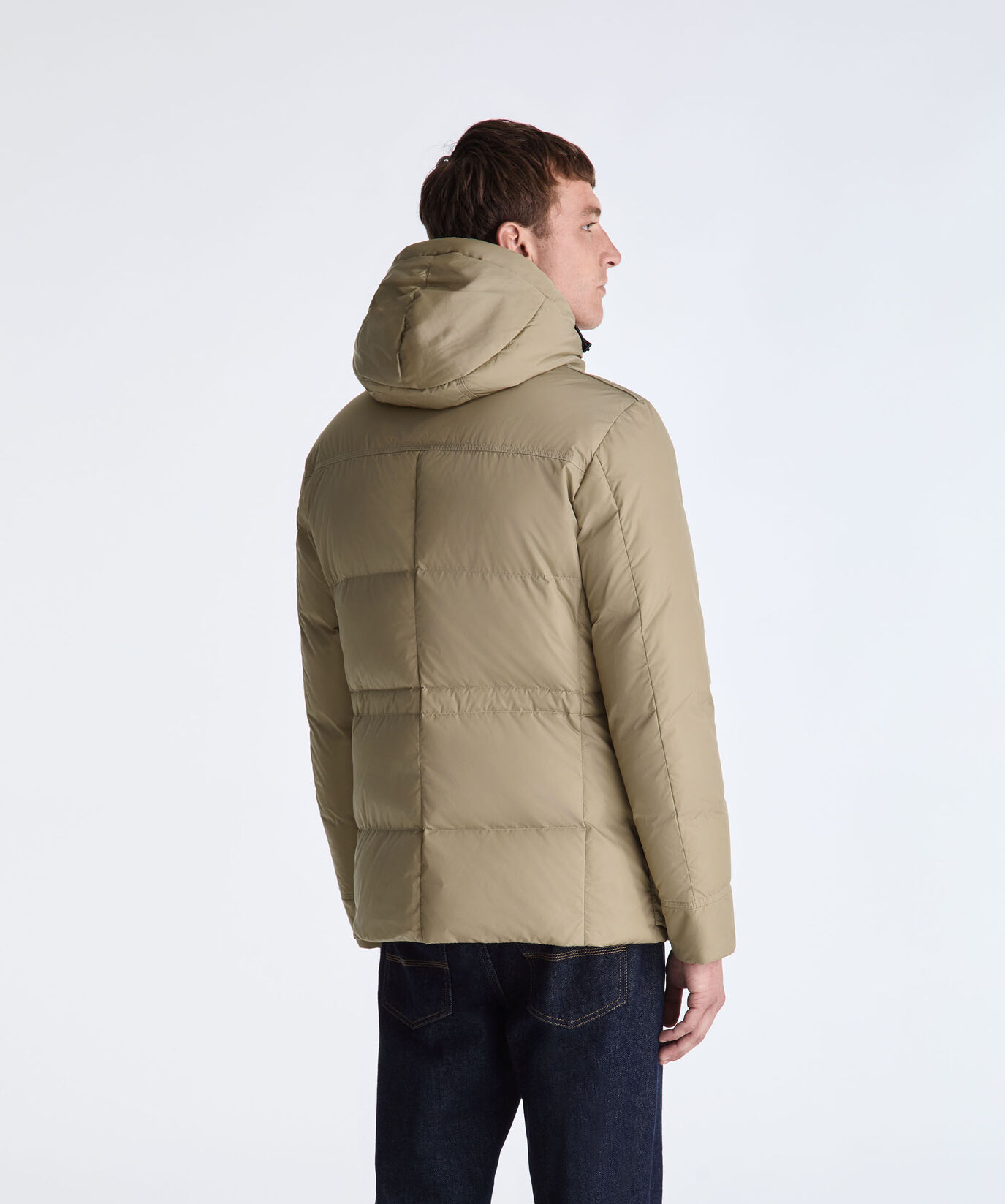 Taffeta Field Jacket with Fur Hood  Peuterey - large