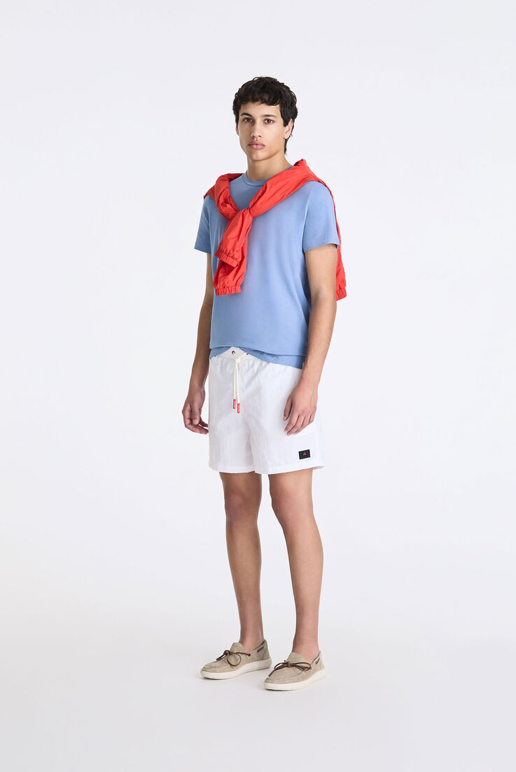 Stretch cotton T-shirt with printed logo  Peuterey - medium