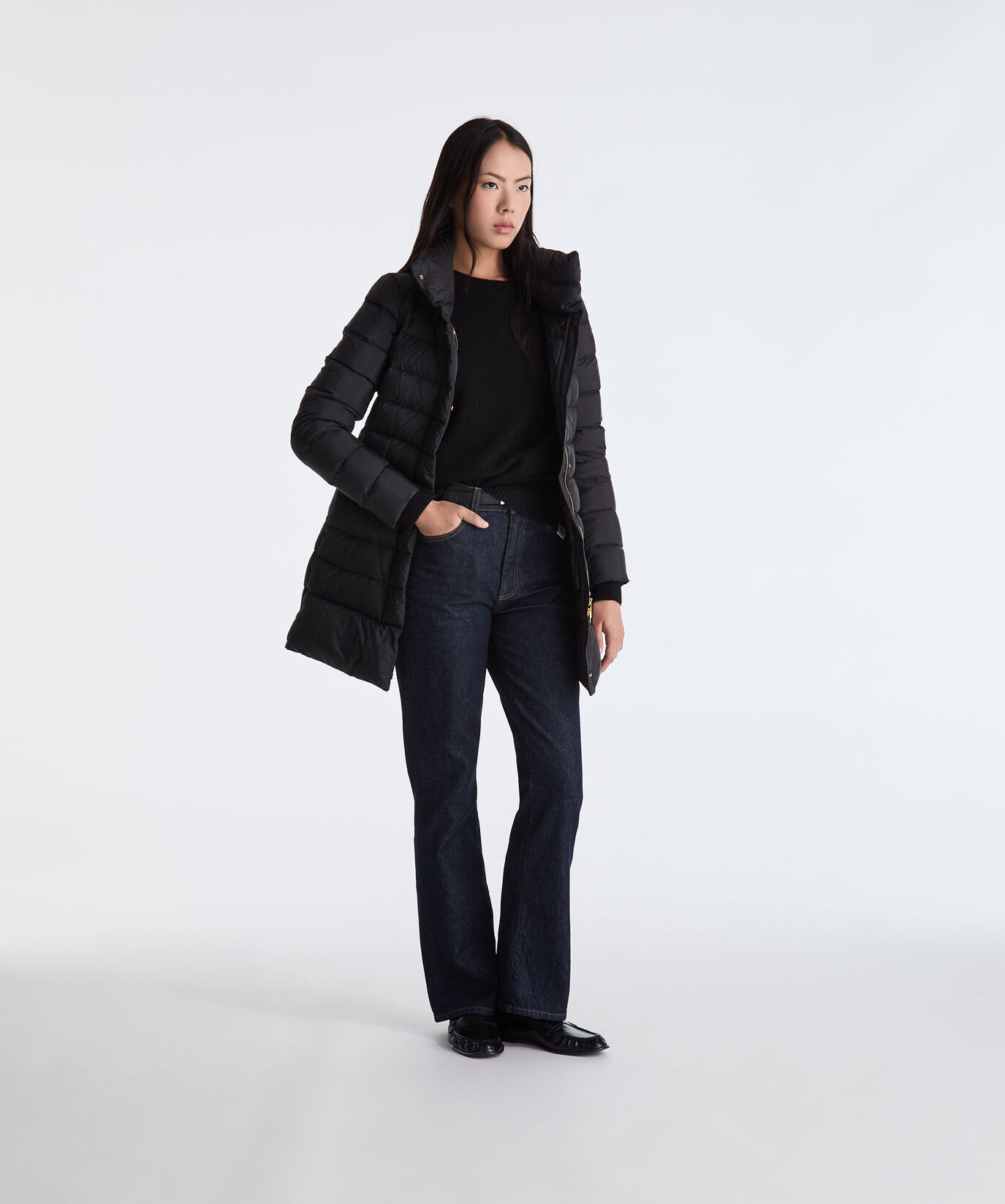 Long Slim Fit High Collar Down jacket  Peuterey - large image number 0