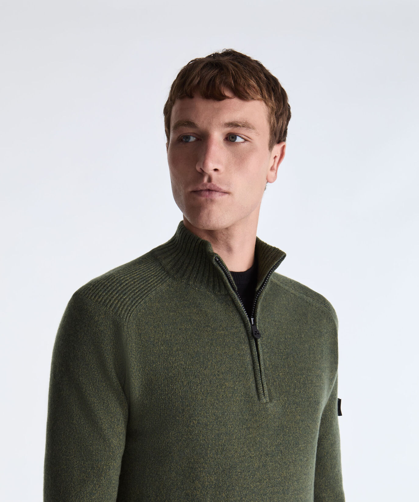 Moulin&eacute; Wool Sweater with Half Zip  Peuterey - large image number 4
