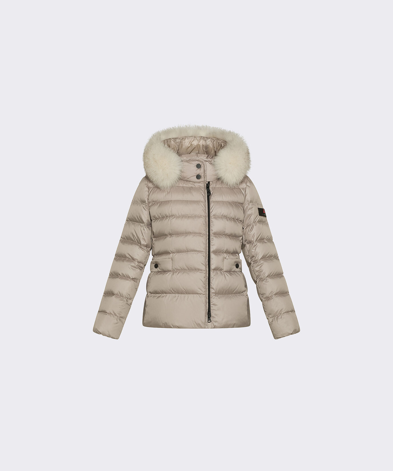 Short Hooded Down Jacket with Fur  Peuterey - large image number 0