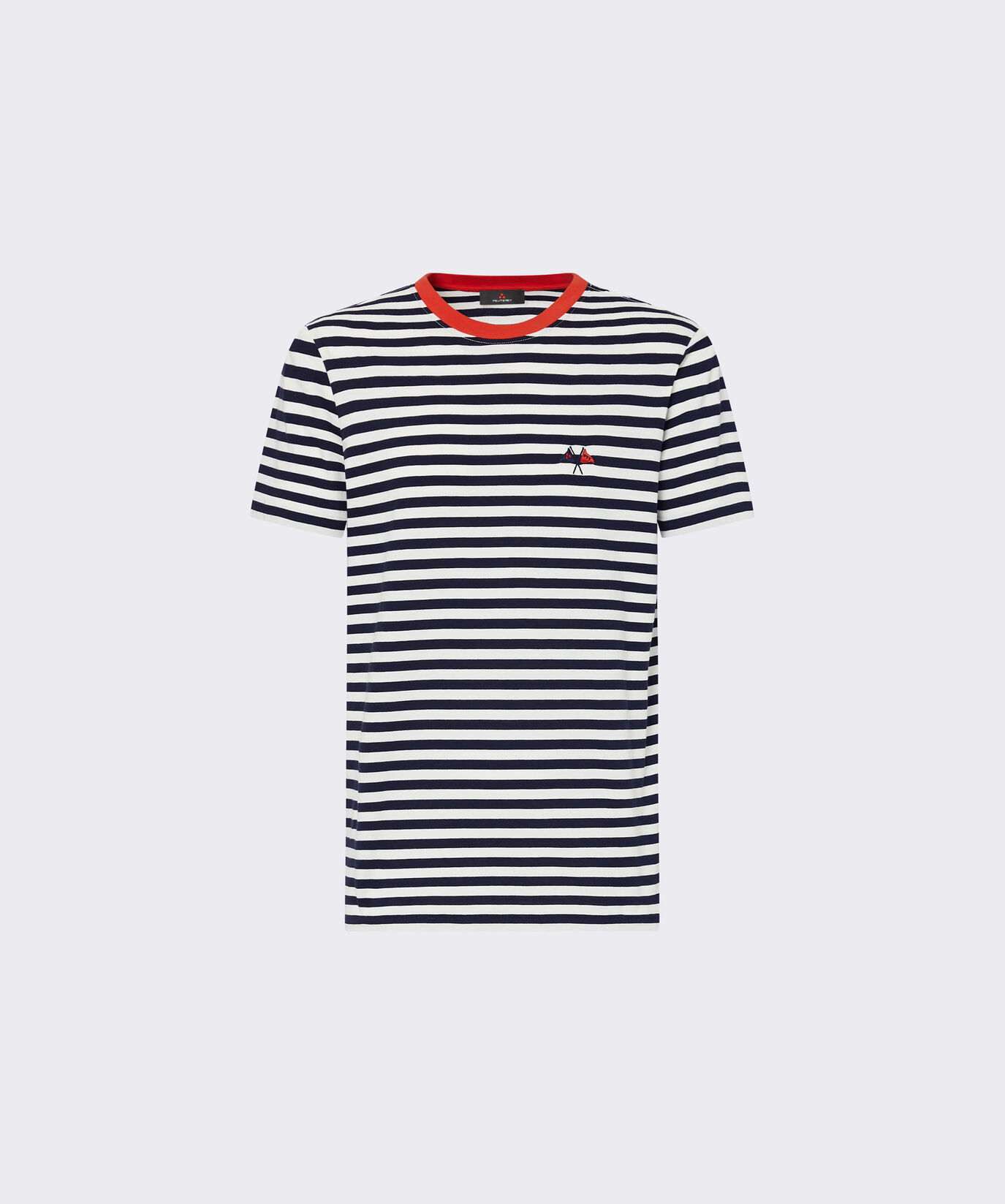 Striped T-shirt with contrasting-colour collar  Peuterey - large