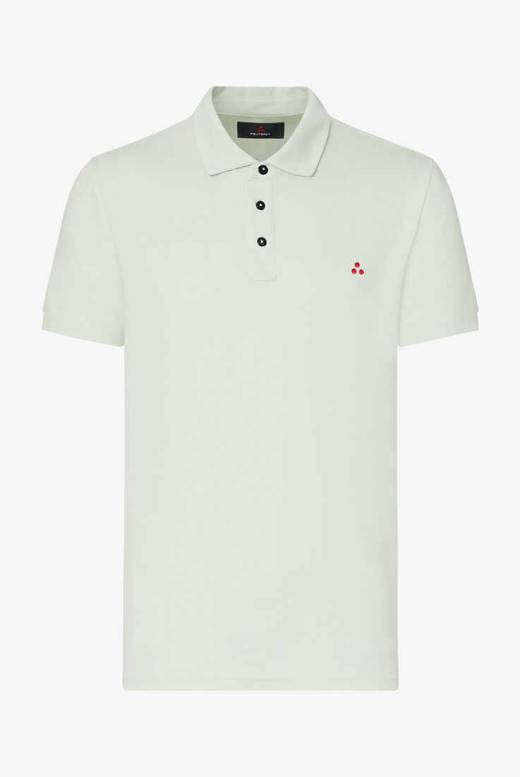 Stretch cotton pique polo shirt  Peuterey - still-fondo-neutro