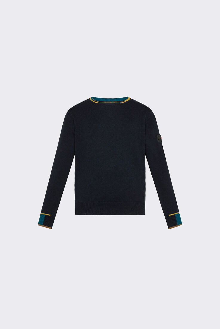 Wool and Polyester Sweater with Colourful Details  Peuterey - medium