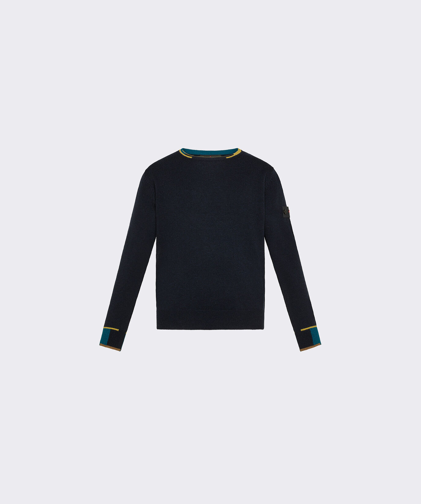 Wool and Polyester Sweater with Colourful Details  Peuterey - large image number 0