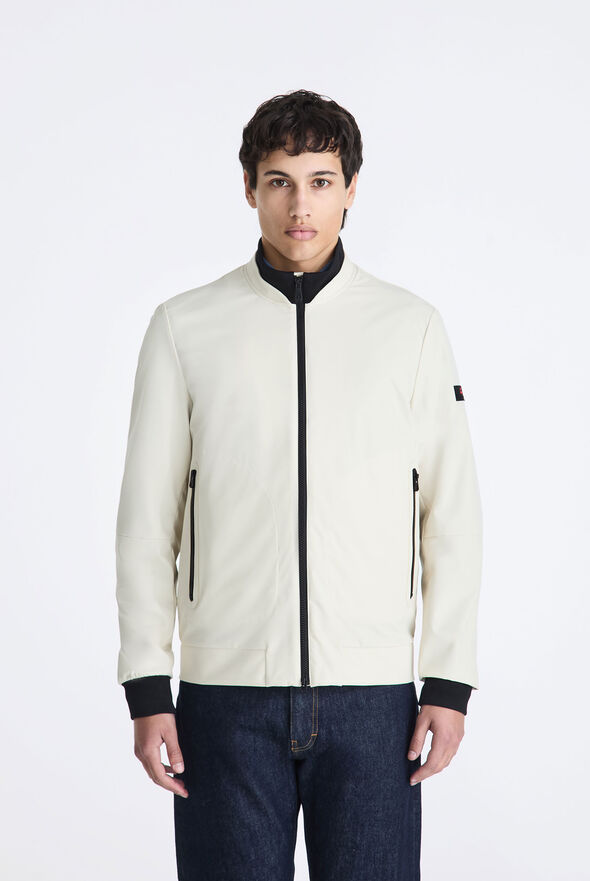 Blouson bomber avec d&eacute;tails noirs contrast&eacute;s  Peuterey - medium