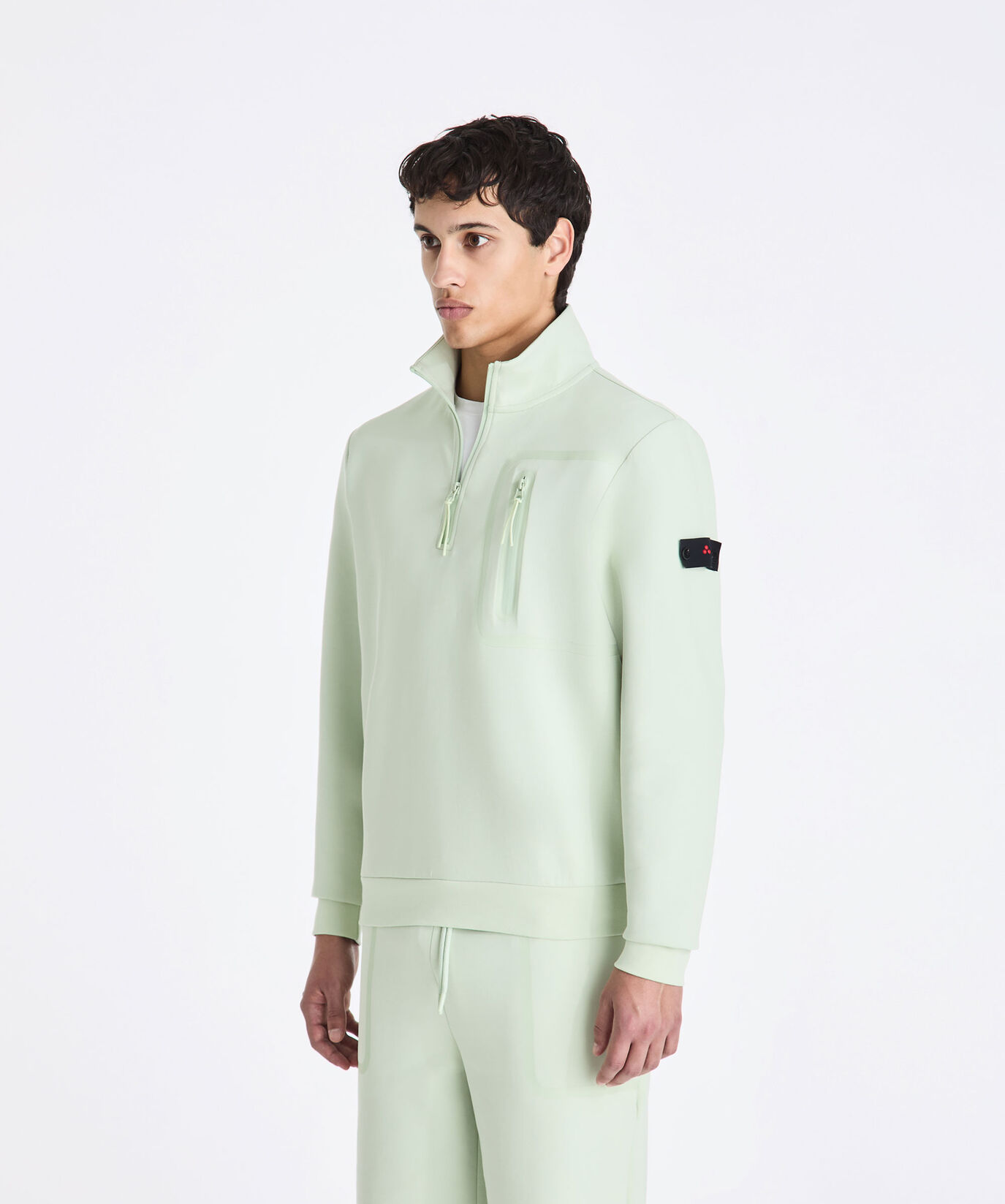 Mock-neck sweatshirt with half zip  Peuterey - large image number 1