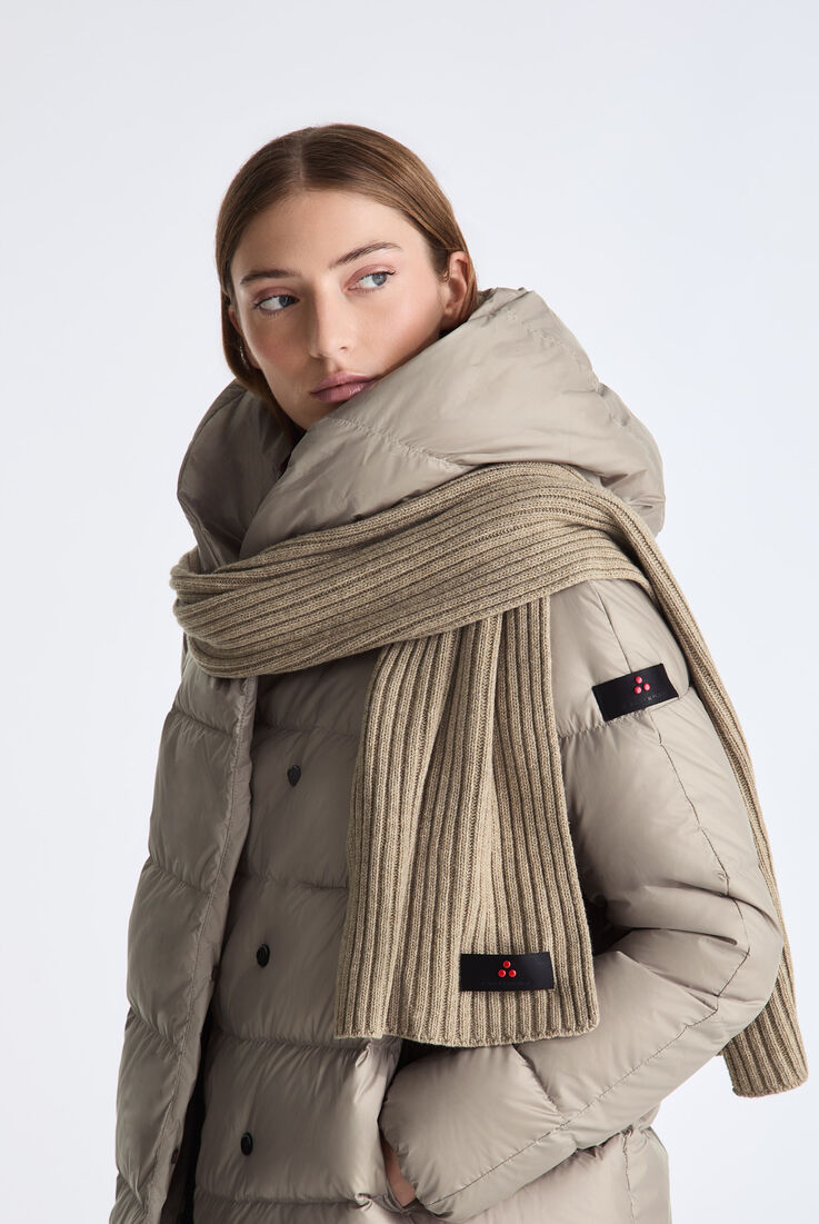 Ribbed Cashmere Blend Scarf  Peuterey - medium