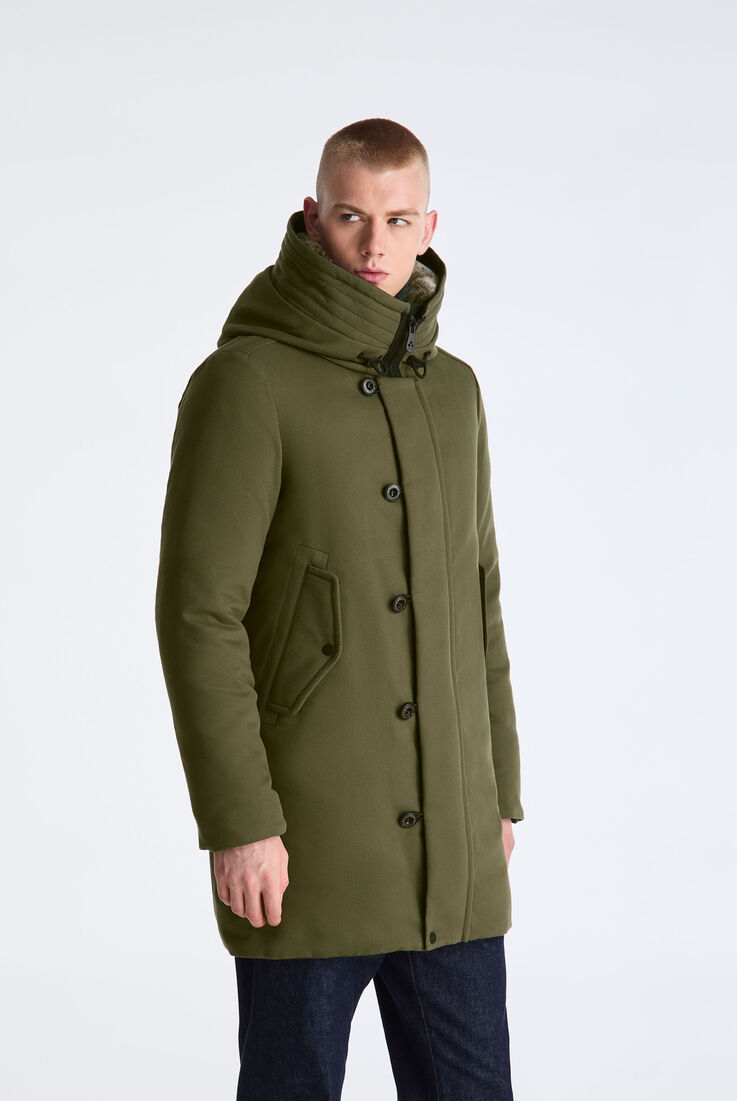 Funktionaler Parka mit Pelzbesatz  Peuterey - medium