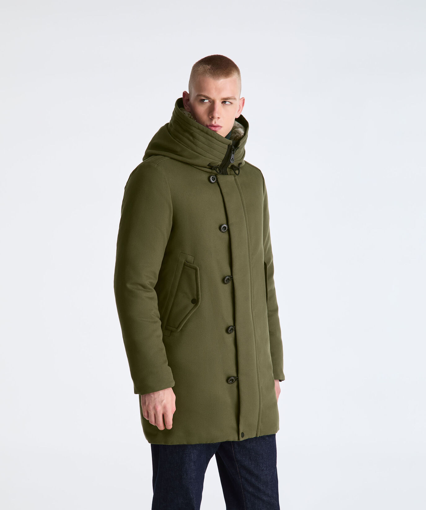 Funktionaler Parka mit Pelzbesatz  Peuterey - large image number 1