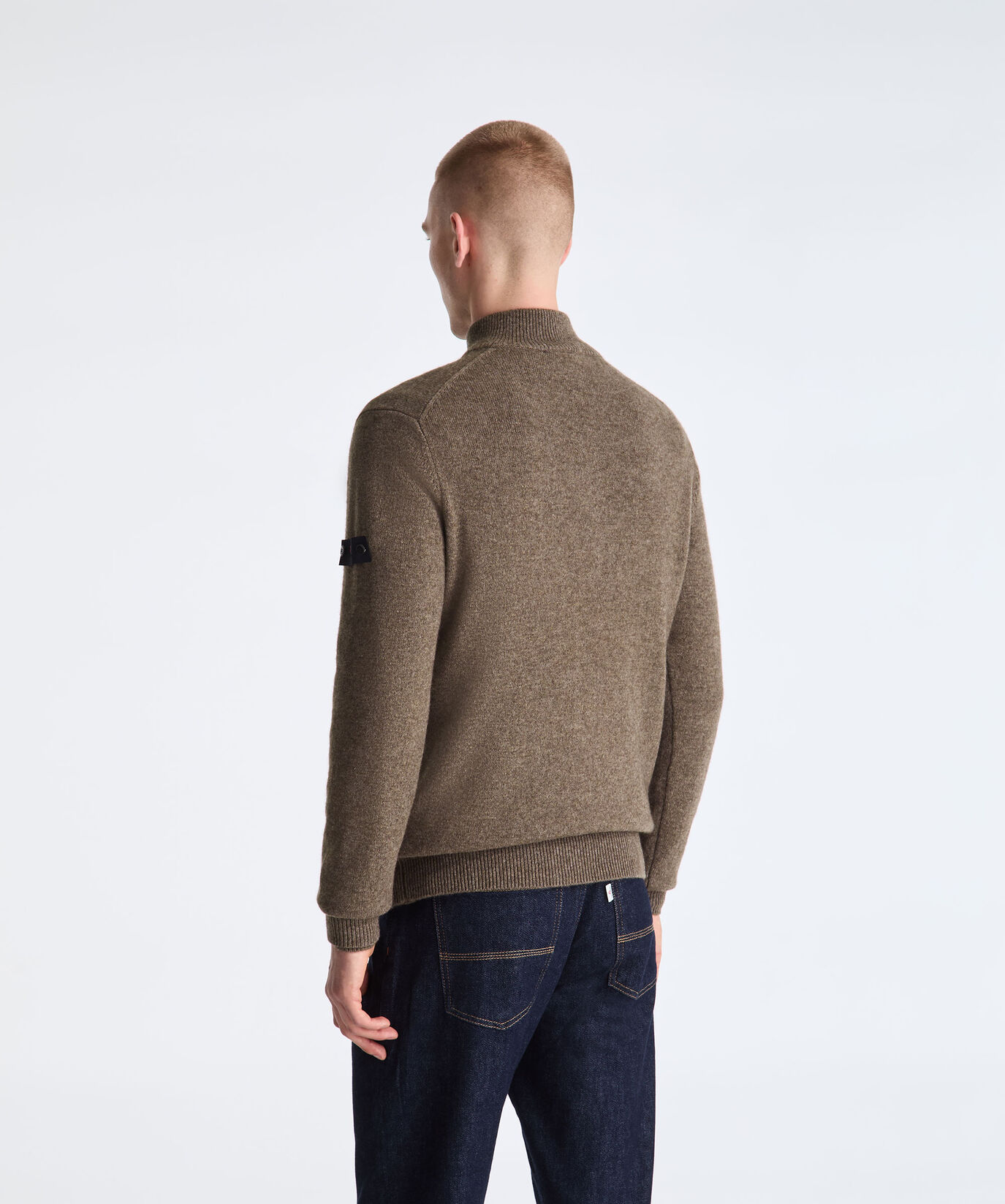 Pullover aus Yakwolle mit halbem Rei&szlig;verschluss  Peuterey - large image number 3