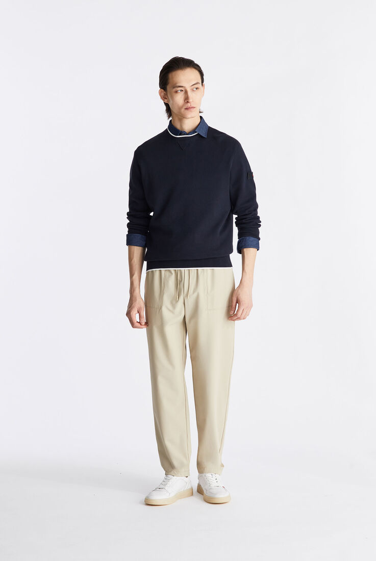 Cotton and nylon blend sweater with fleece effect  Peuterey - medium