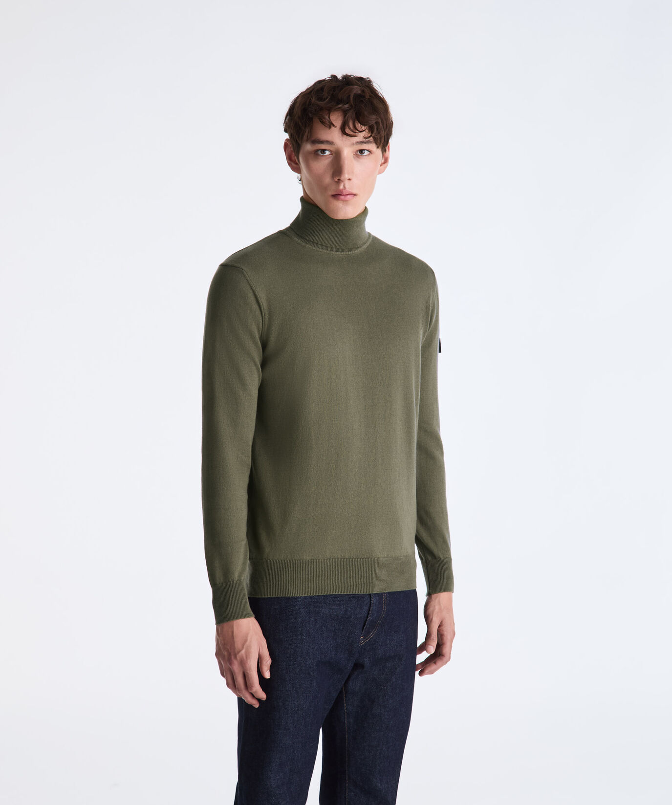 Wool and Cotton Blend Turtle-Neck Sweater  Peuterey - large image number 1