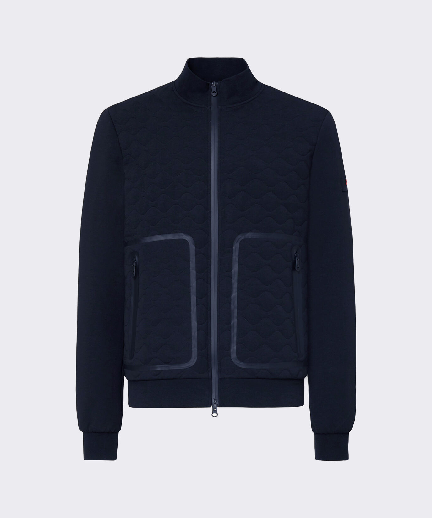 Blouson bomber matelass&eacute; avec motif ondul&eacute;  Peuterey - large