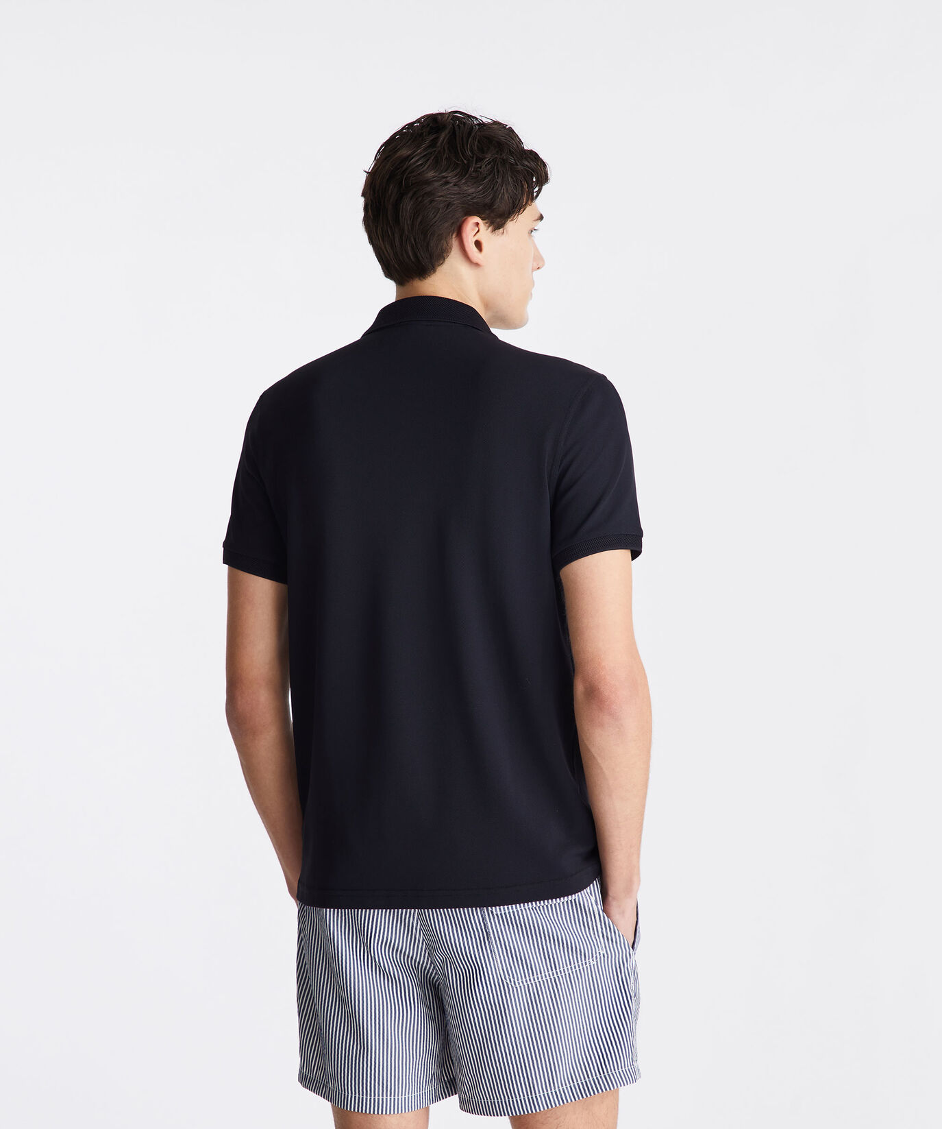 Stretch nylon pique polo shirt  Peuterey - large image number 3