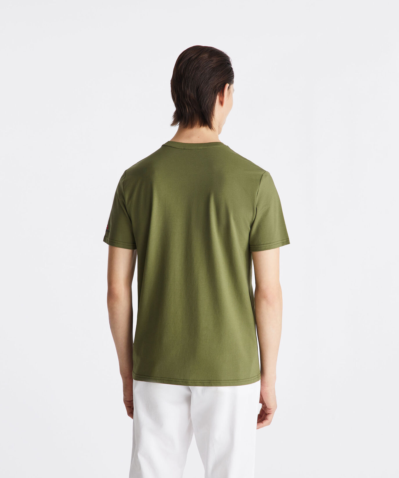 Stretch cotton and silk pique t-shirt  Peuterey - large