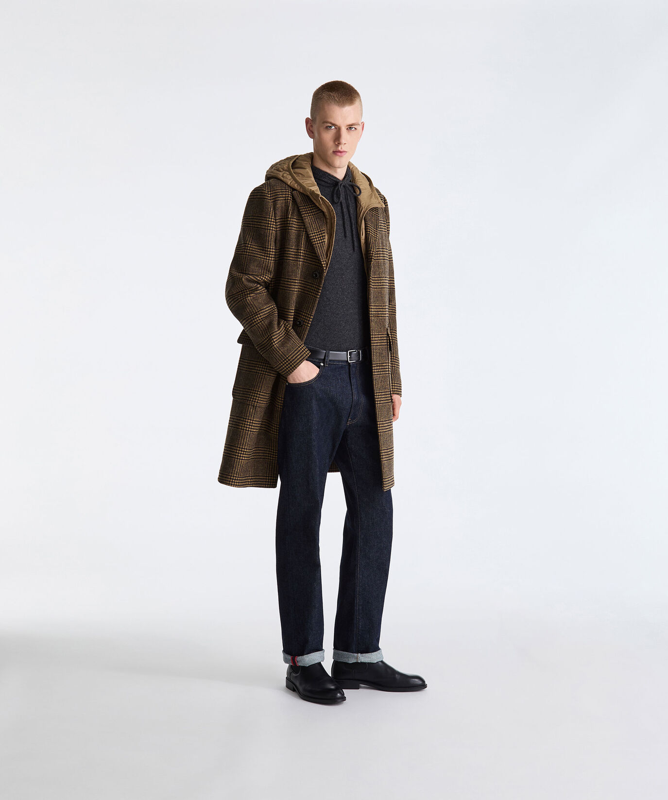 Checked Coat with Vest  Peuterey - large image number 0