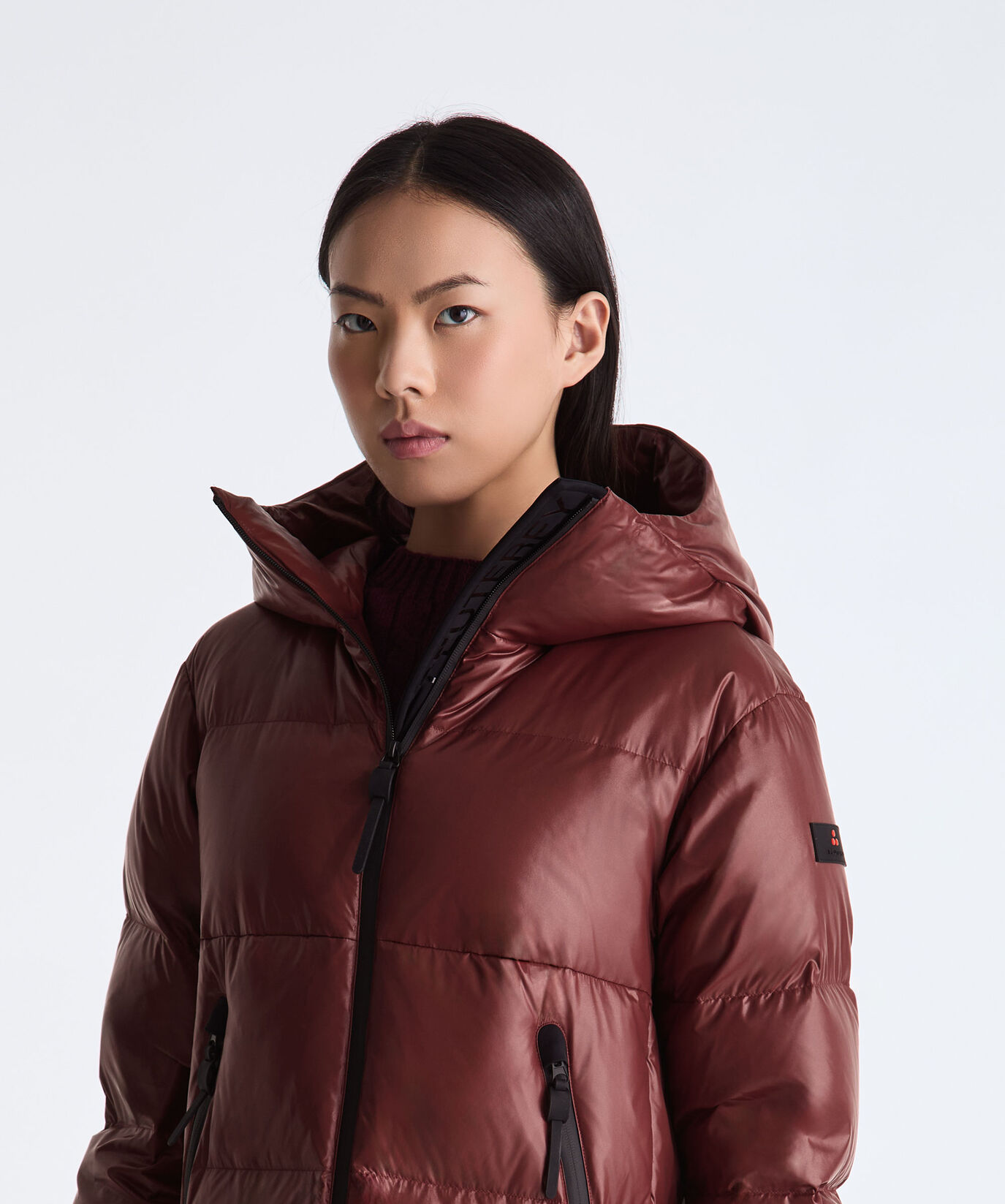 Long Shiny Nylon Down Jacket  Peuterey - large