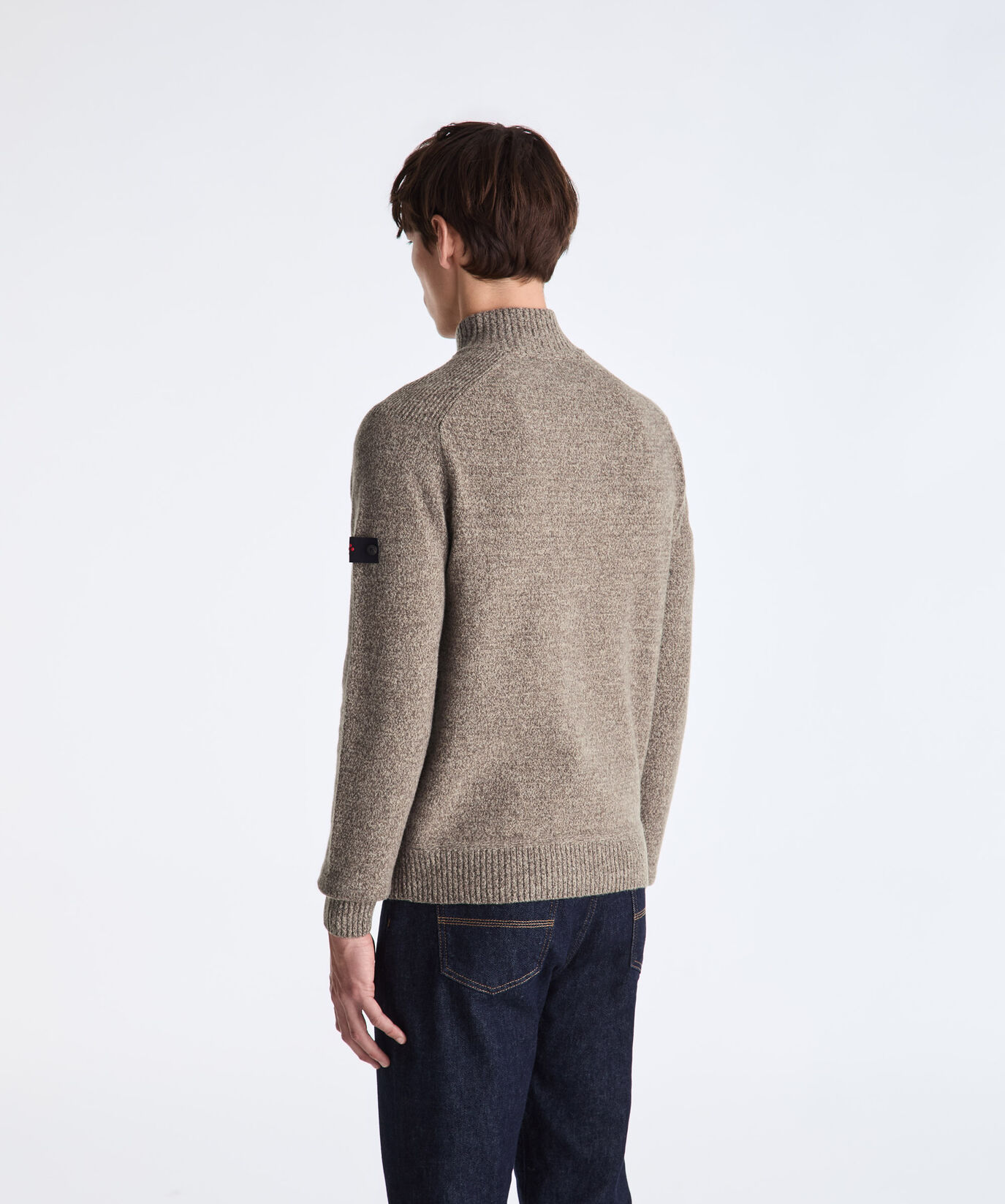 Moulin&eacute; Wool Sweater with Half Zip  Peuterey - large image number 3