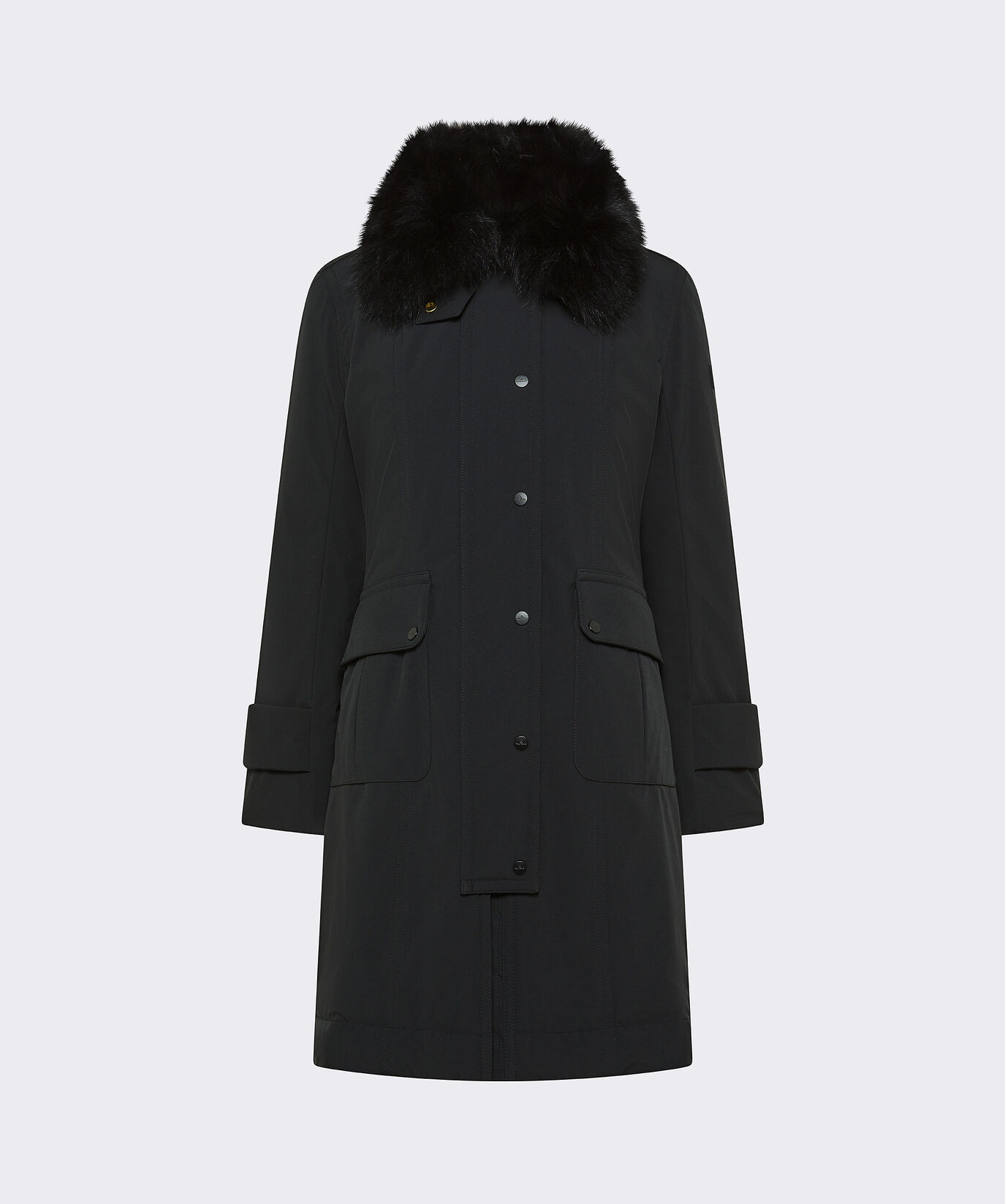 Chaqueta larga con pelo de zorro  Peuterey - large