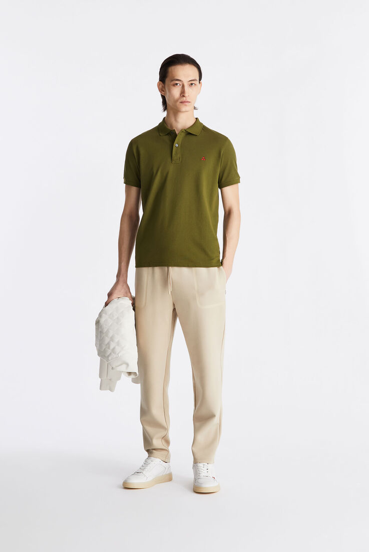 Cotton pique polo shirt with embroidered logo  Peuterey - medium