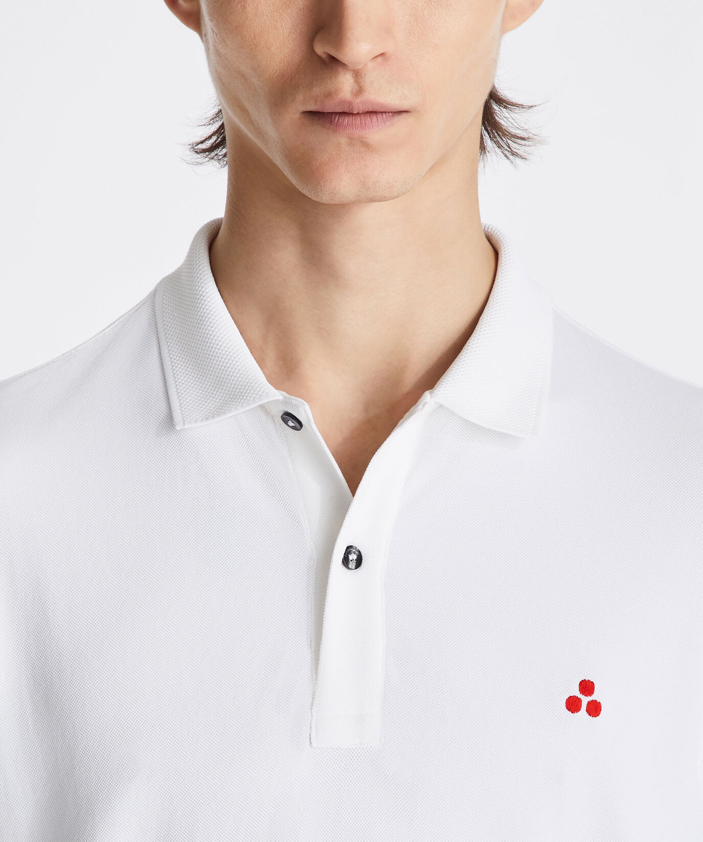 Polo en piqu&eacute; stretch de nylon  Peuterey - large