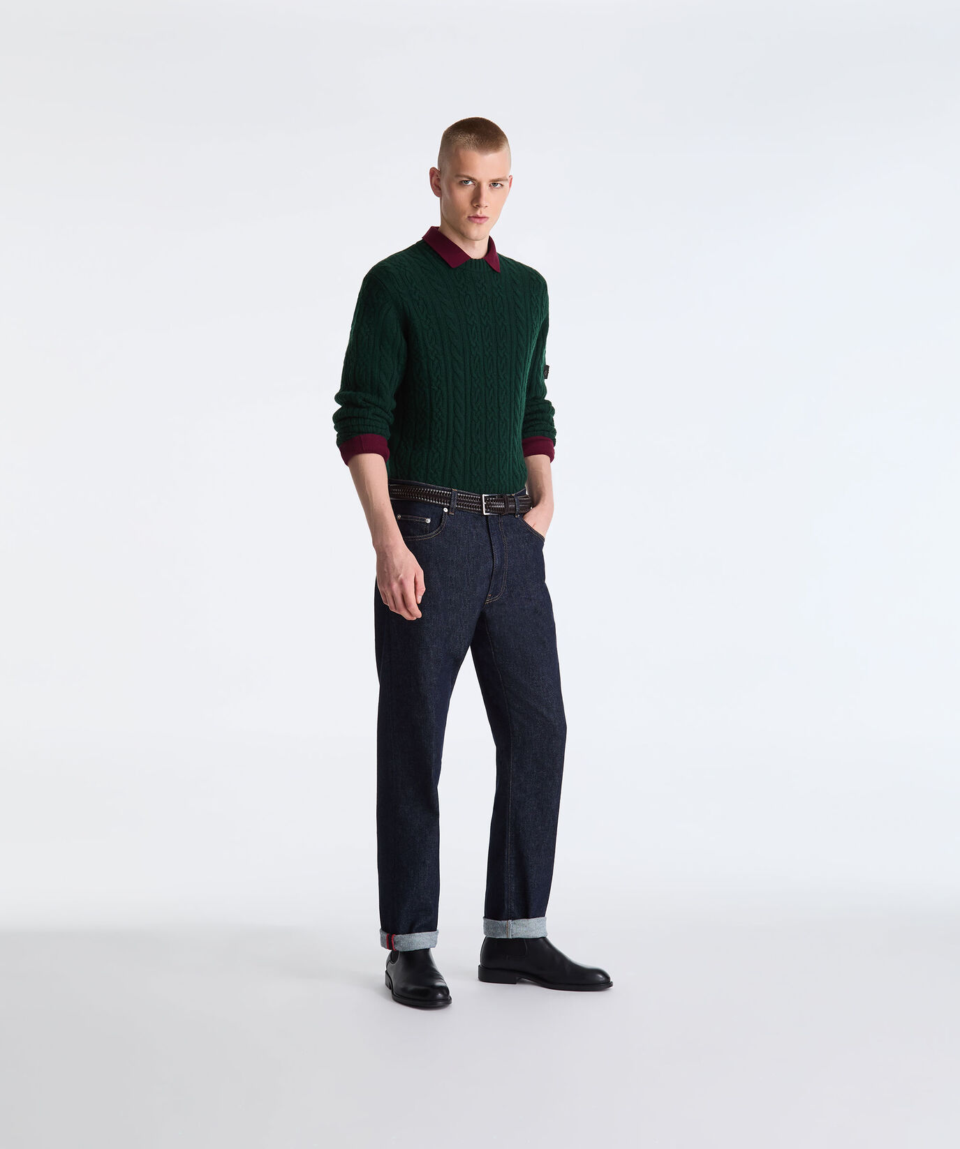 Wool Cable Knit Sweater  Peuterey - large image number 0