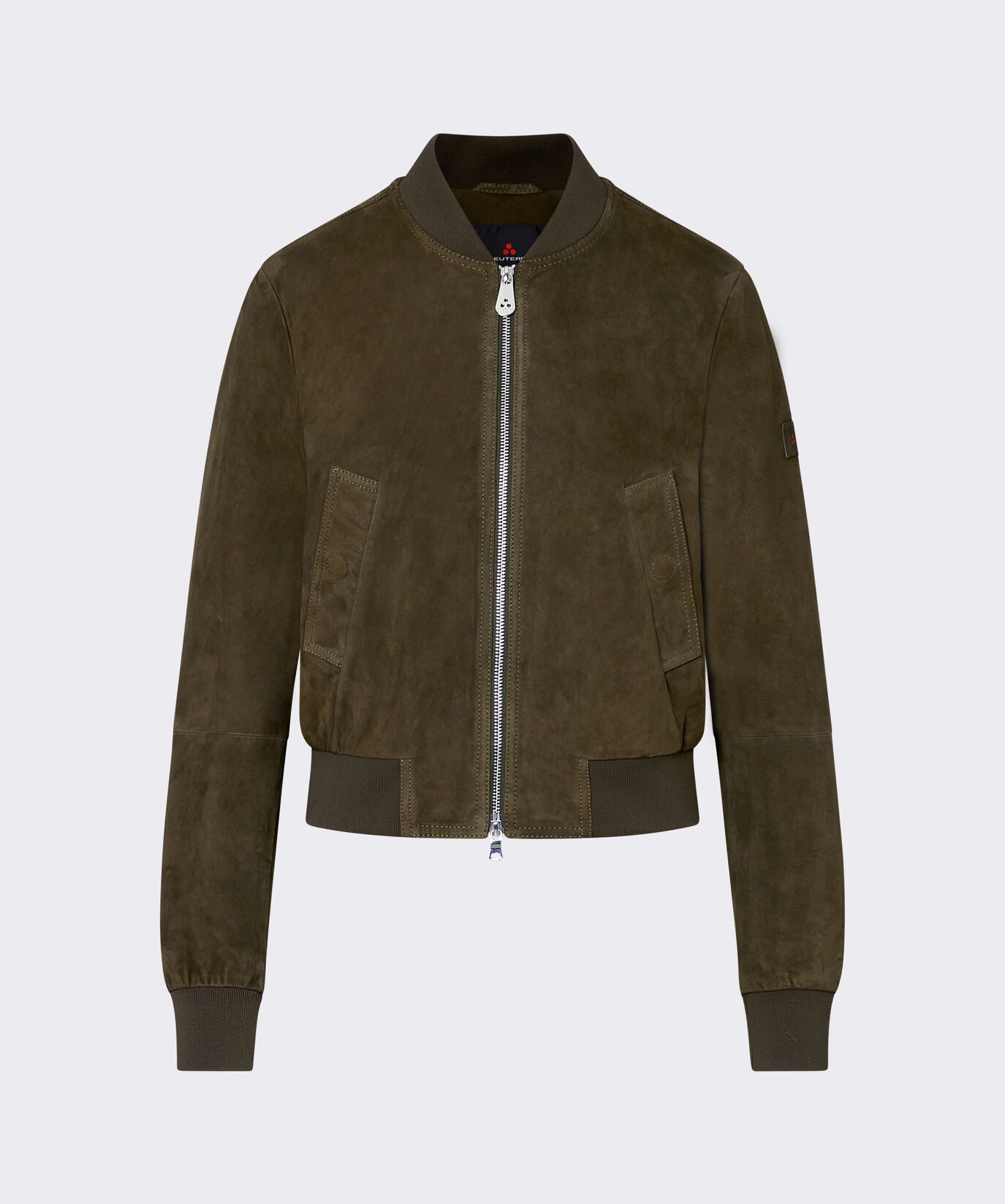 Blouson bomber court en daim  Peuterey - large
