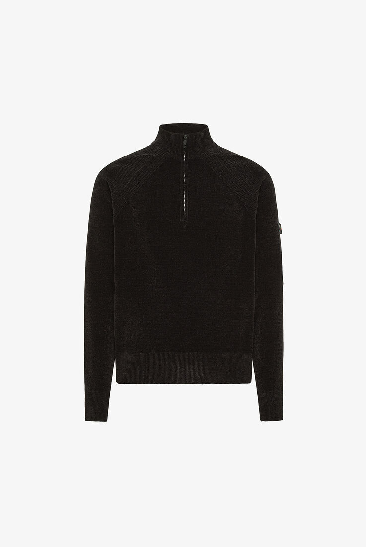 Pull demi-zip en chenille ras&eacute;e  Peuterey - still-fondo-neutro