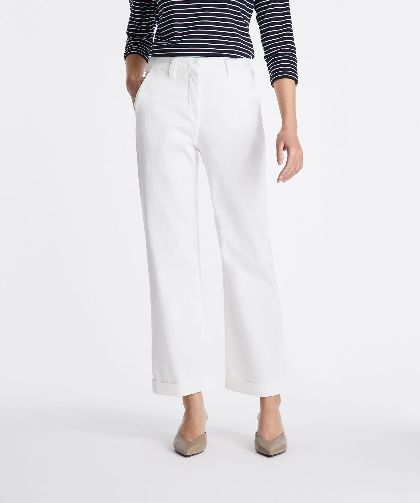 Stretch cotton gabardine trousers  Peuterey - large image number 1