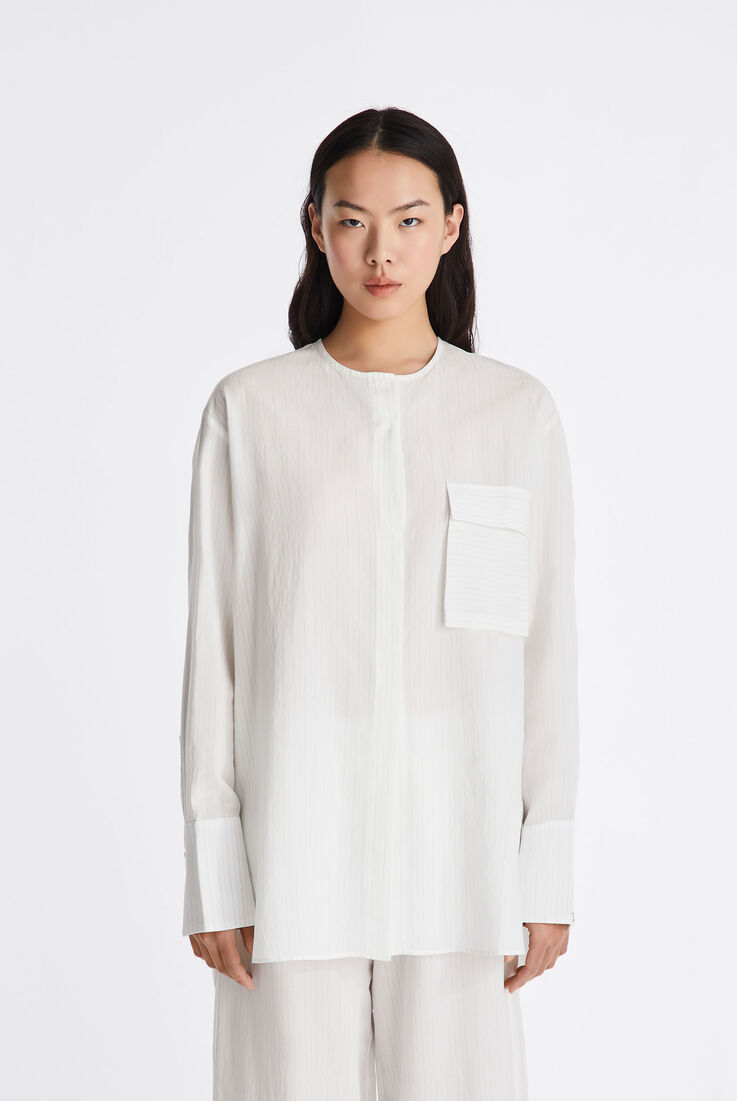 Chemise oversize en viscose m&eacute;lang&eacute;e  Peuterey - medium