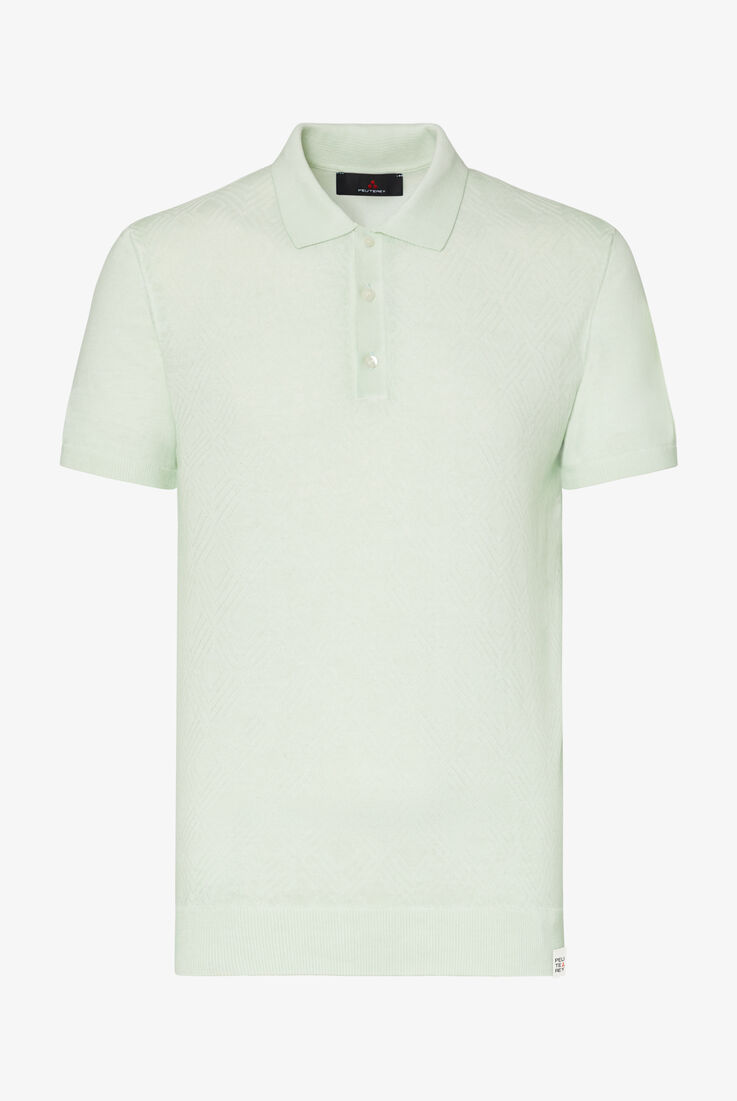 Garment-dyed cotton knit polo shirt  Peuterey - still-fondo-neutro