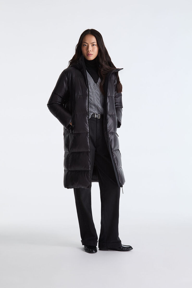 Lange Daunenjacke aus gl&auml;nzendem Nylon  Peuterey - medium