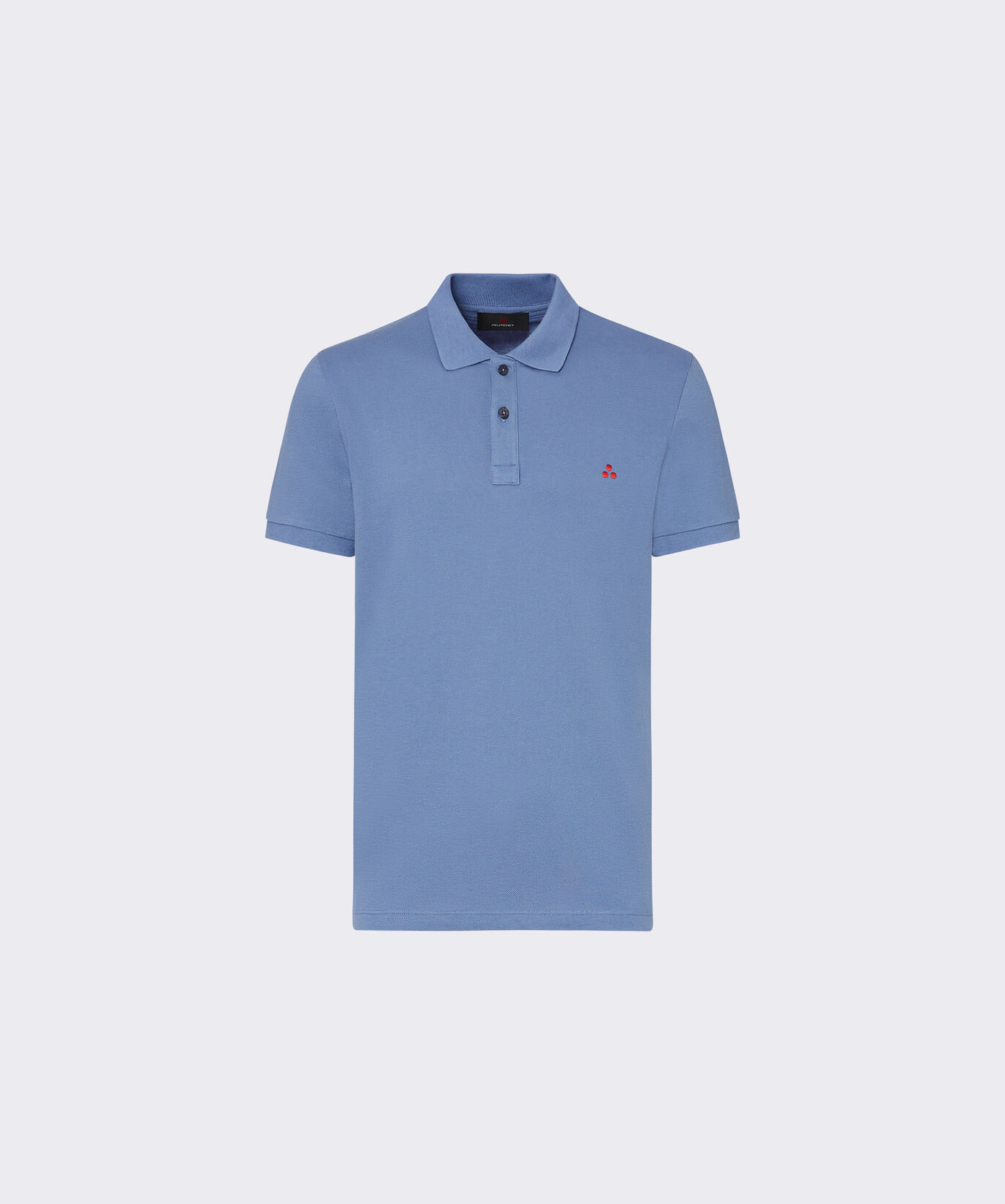 Cotton pique polo shirt with embroidered logo  Peuterey - large
