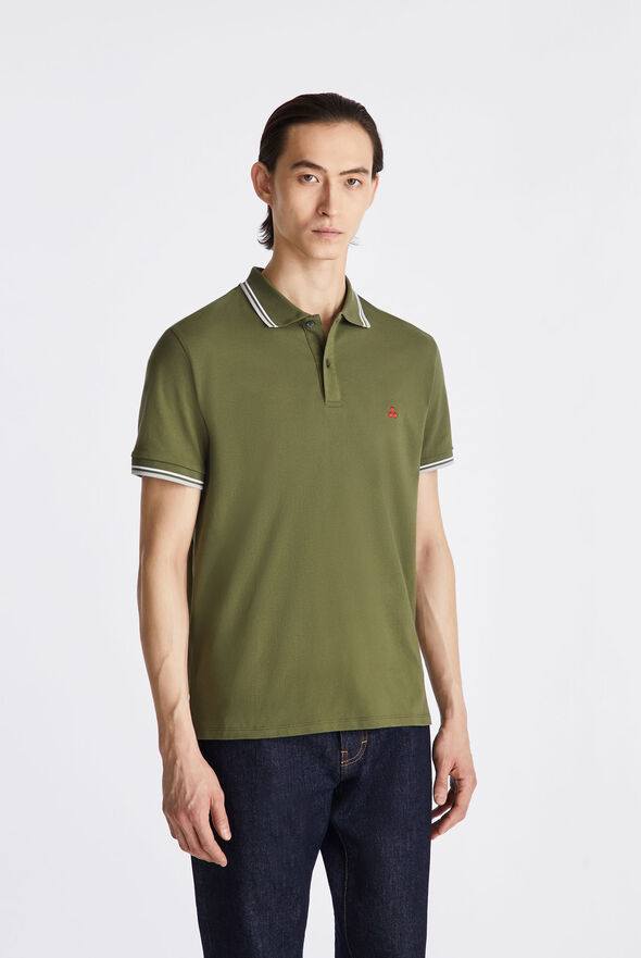 Stretch cotton pique polo shirt  Peuterey - medium