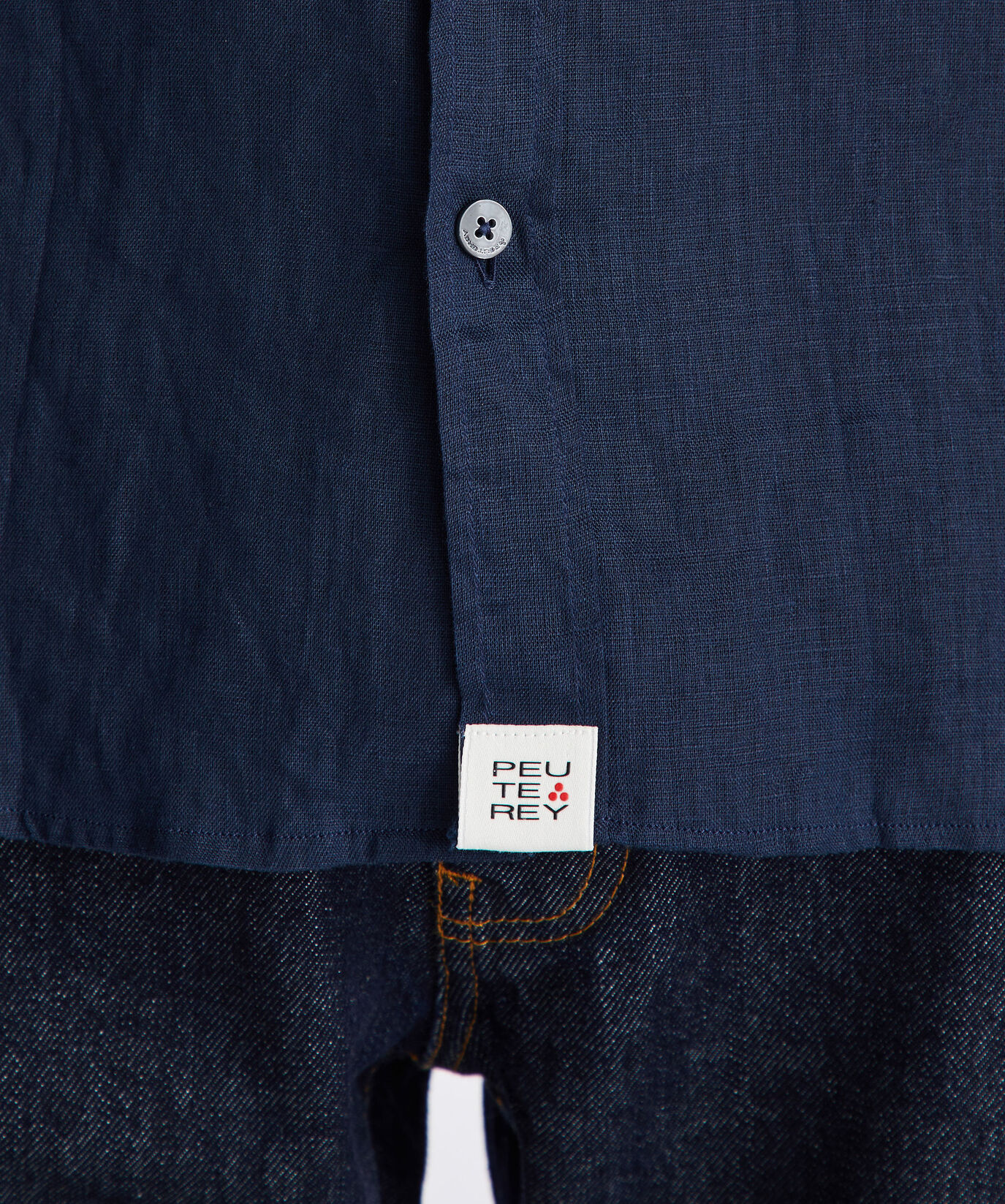 Chemise avec col cor&eacute;en  Peuterey - large