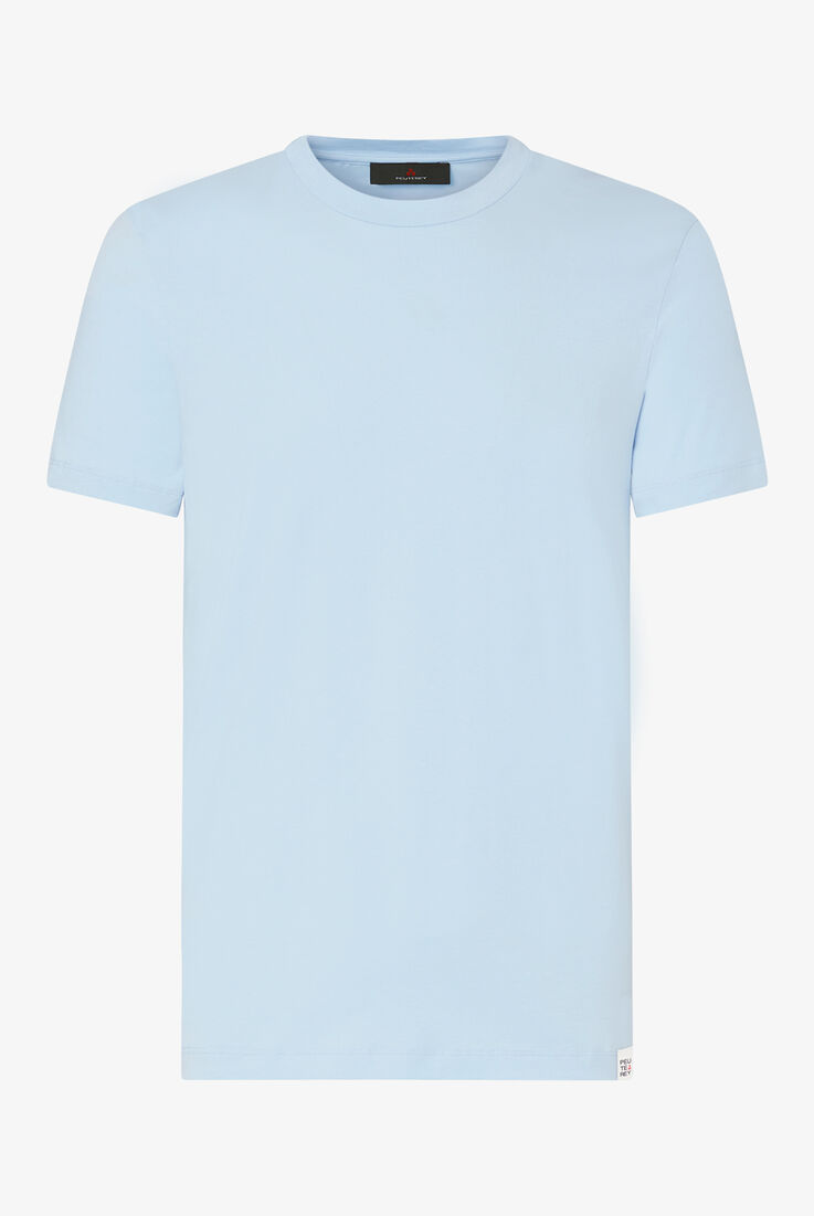 T-shirt en coton stretch et logo imprim&eacute;  Peuterey - still-fondo-neutro