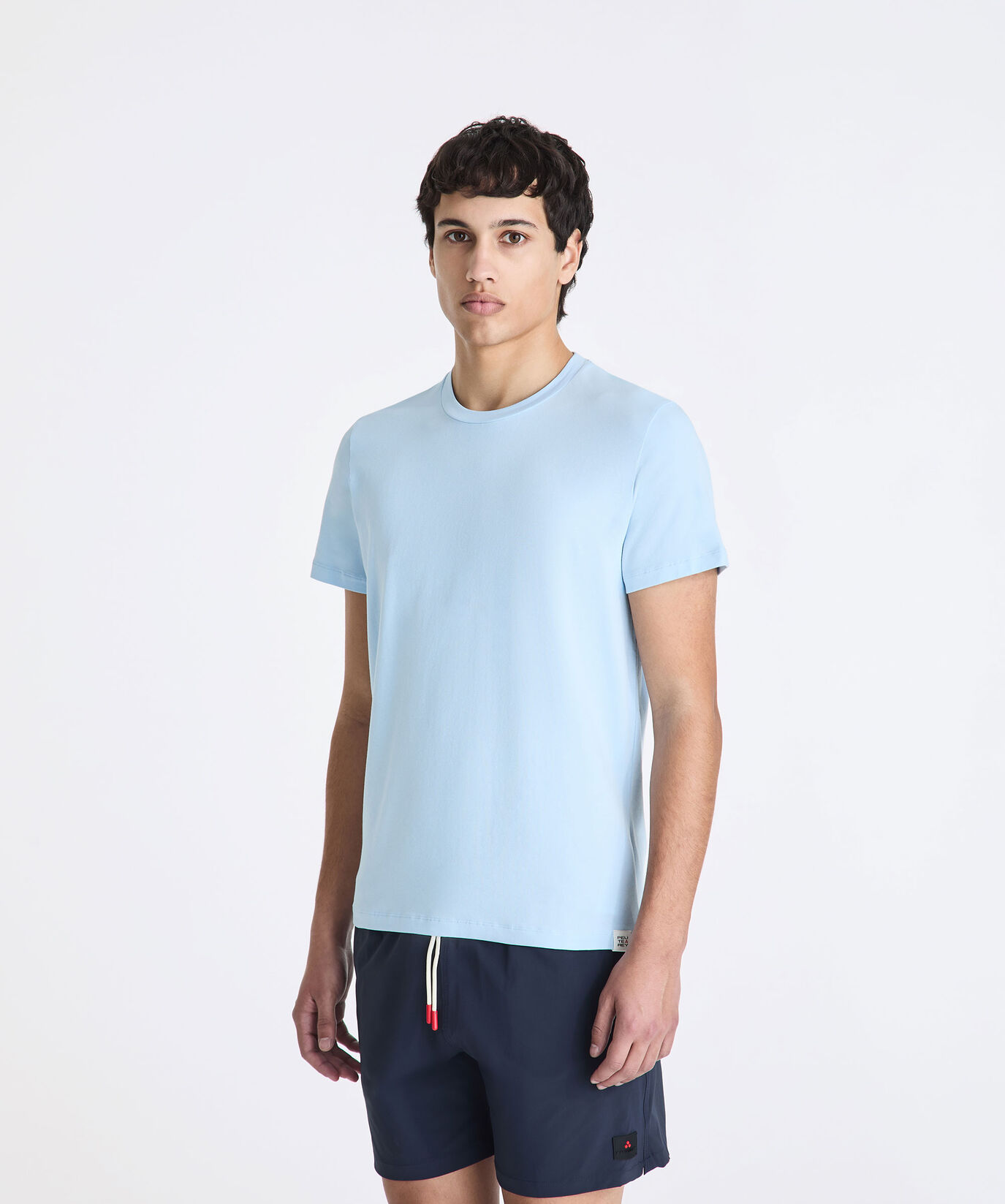 T-shirt en coton stretch et logo imprim&eacute;  Peuterey - large image number 1