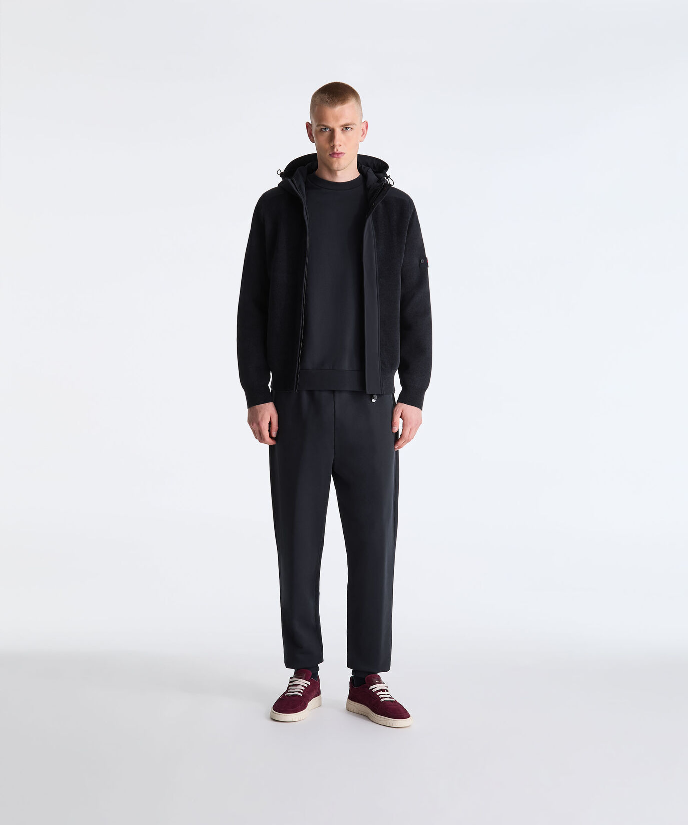 Sweat-shirt en chenille et nylon  Peuterey - large image number 0