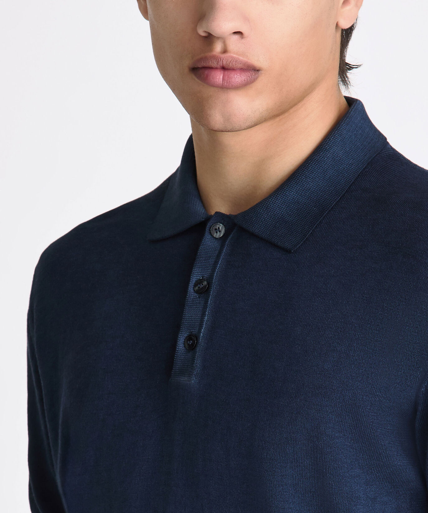 Polo in tricot di cotone crepe  Peuterey - large