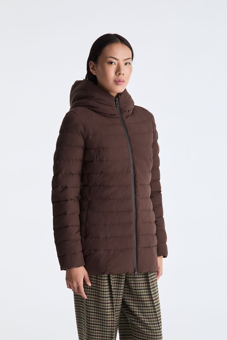 Wattierte Jacke mit schmalen Steppkan&auml;len und Kapuze  Peuterey - medium