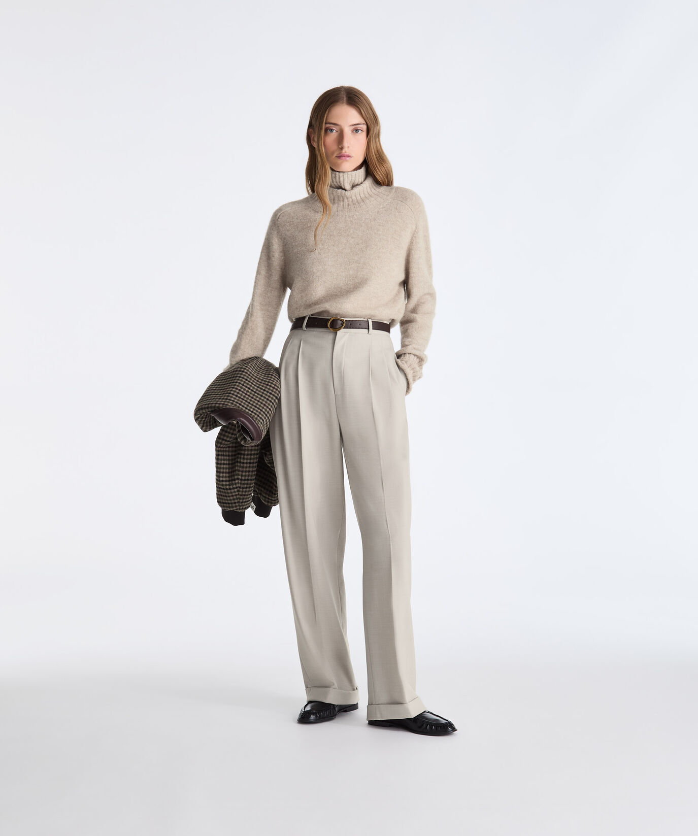 Worst Wool Blend Tailored Trousers  Peuterey - large image number 0